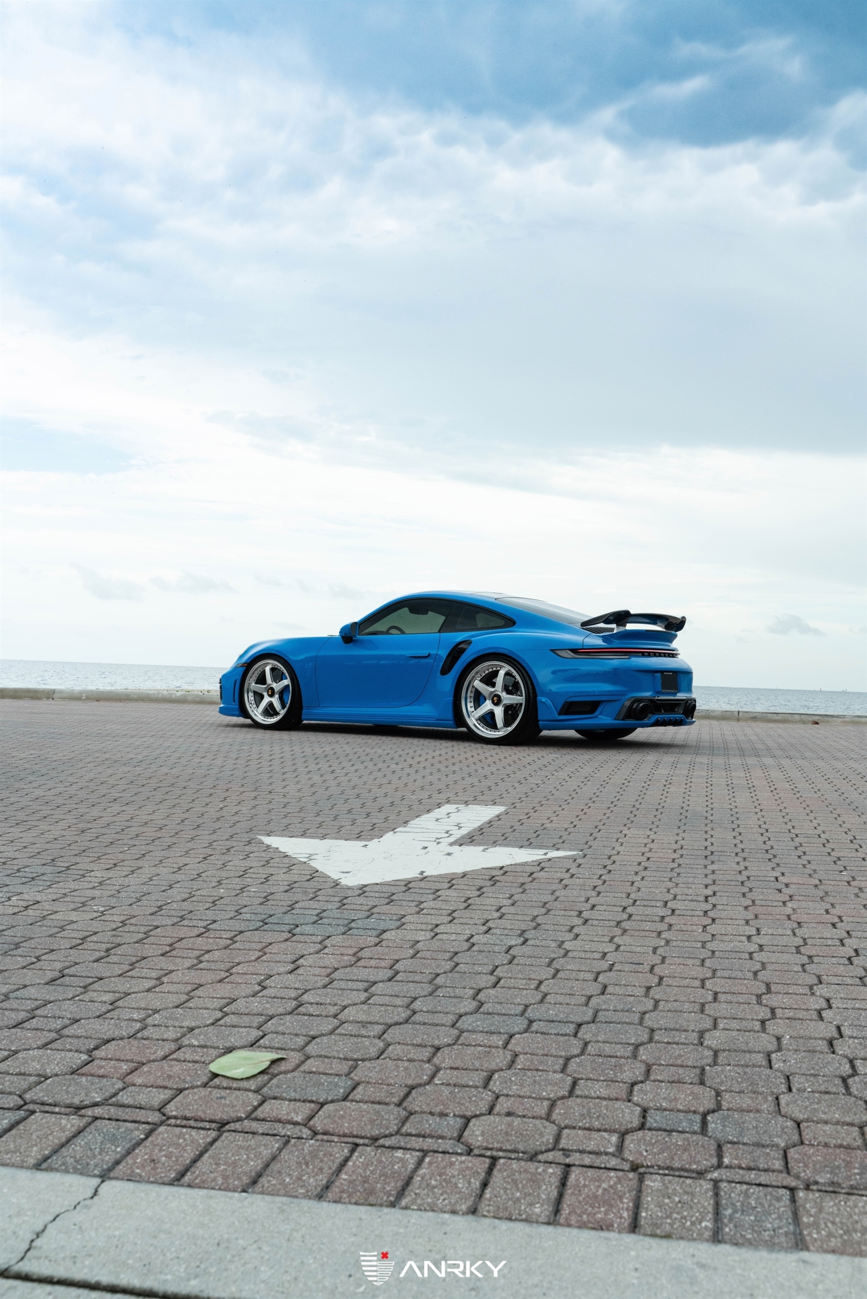 TECHART 992 Turbo S | Riviera Blue | on ANRKY JDX-200 | Brushed Clear Face + Mirror Polished Windows