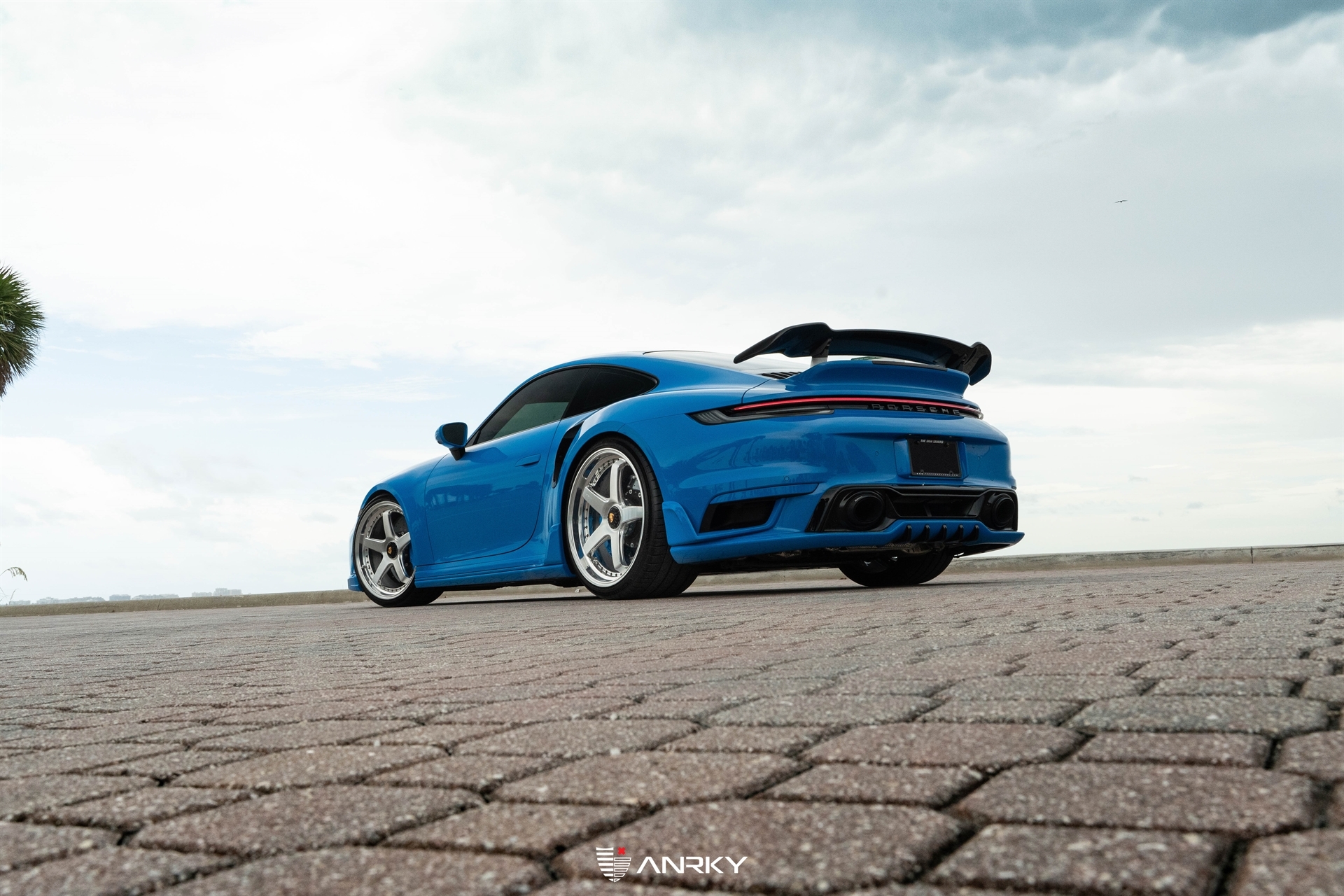 TECHART 992 Turbo S | Riviera Blue | on ANRKY JDX-200 | Brushed Clear Face + Mirror Polished Windows