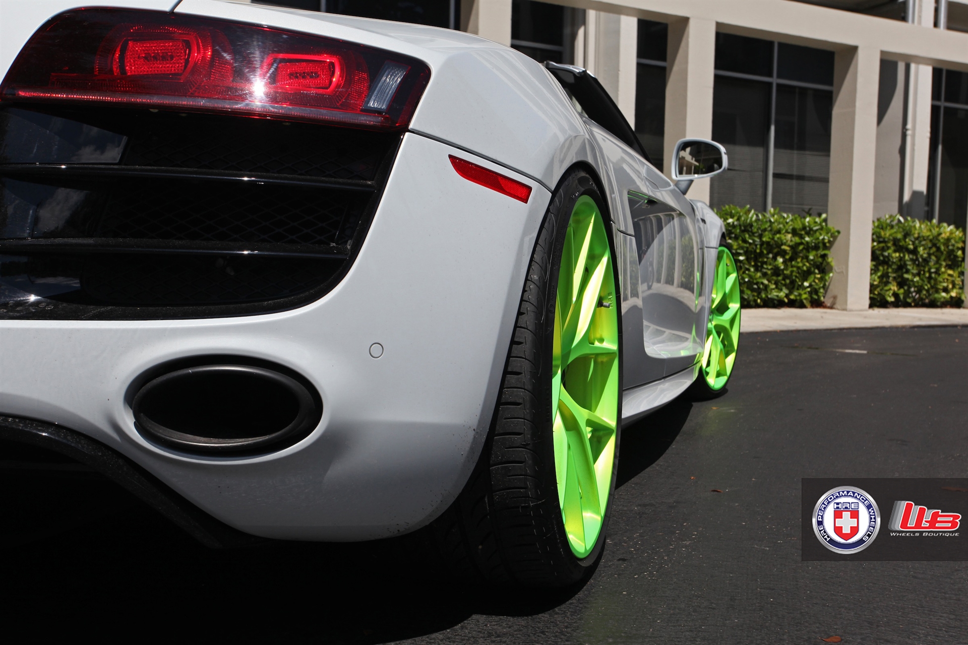 HRE P101 – Satin Monster Green | Audi R8