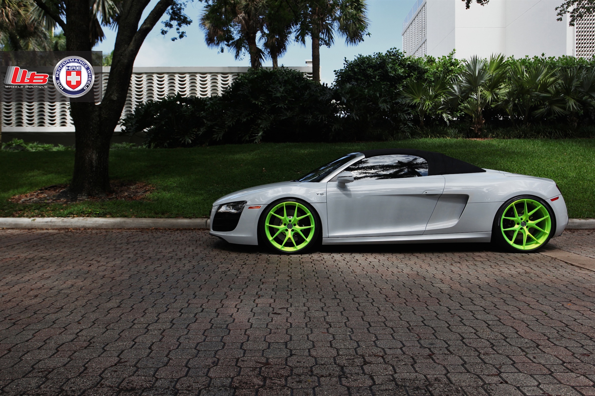 HRE P101 – Satin Monster Green | Audi R8