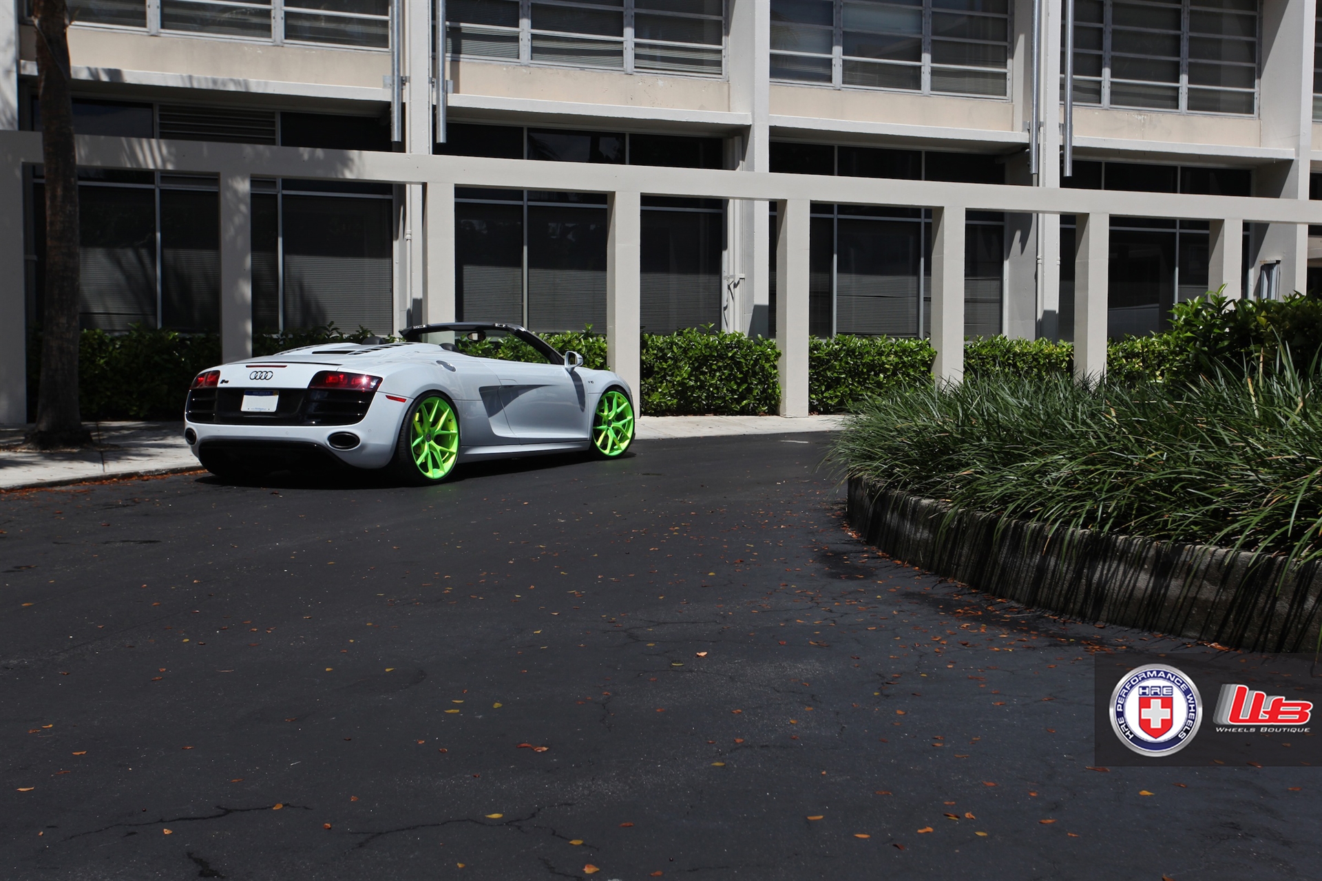 HRE P101 – Satin Monster Green | Audi R8