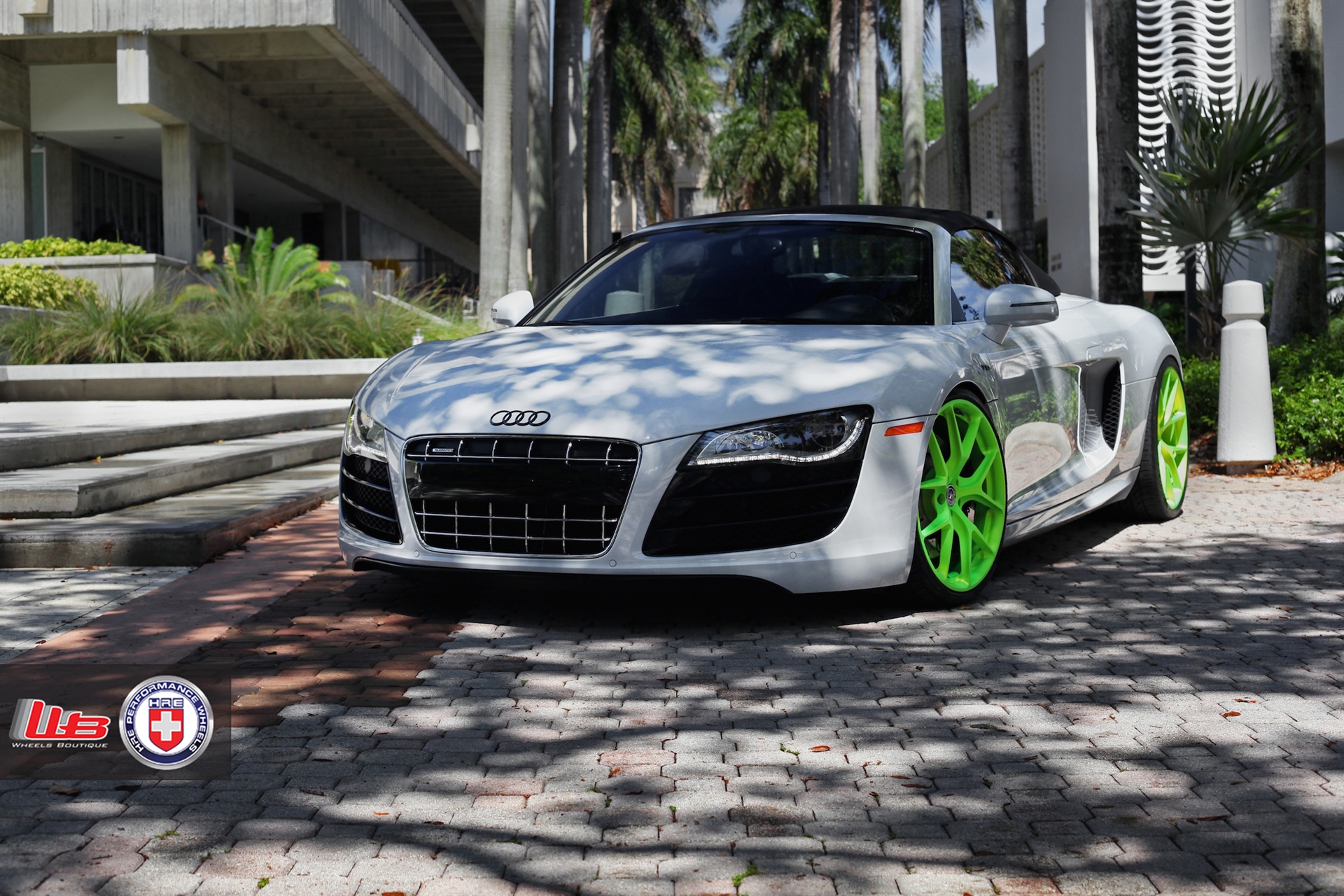 HRE P101 – Satin Monster Green | Audi R8