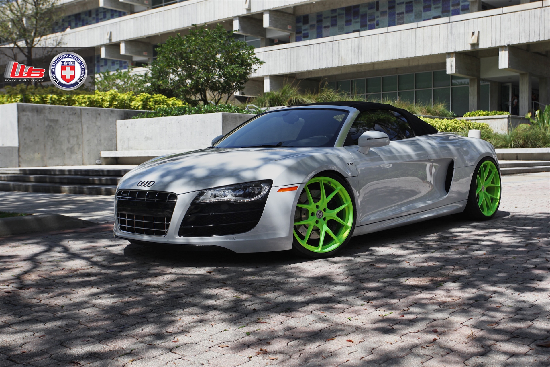 HRE P101 – Satin Monster Green | Audi R8