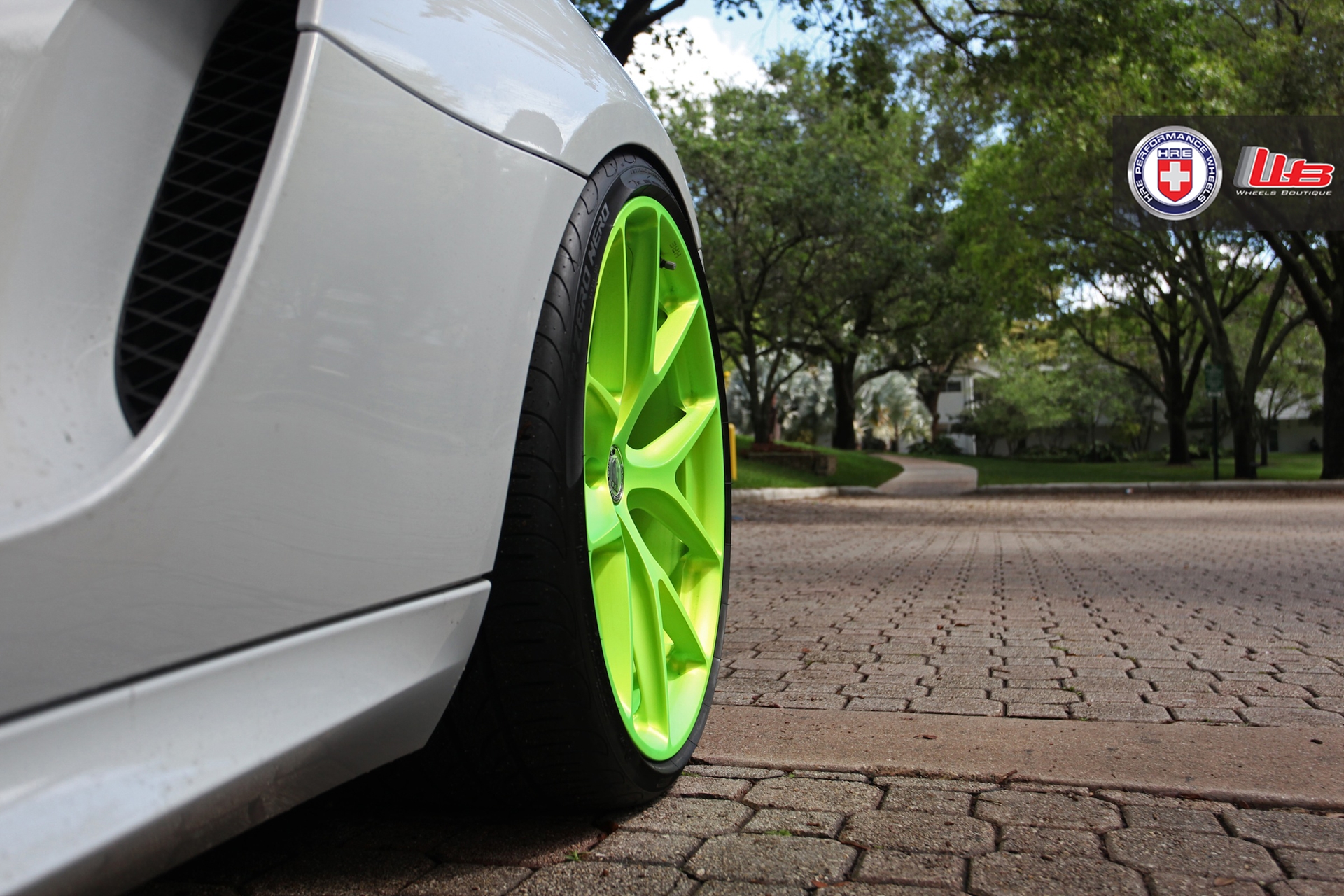 HRE P101 – Satin Monster Green | Audi R8