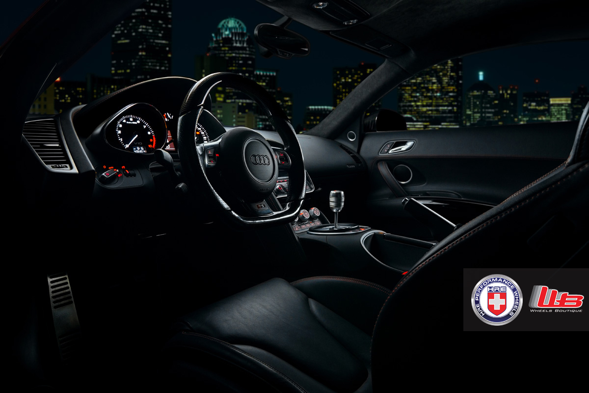 HRE P101 Satin Black | Audi R8