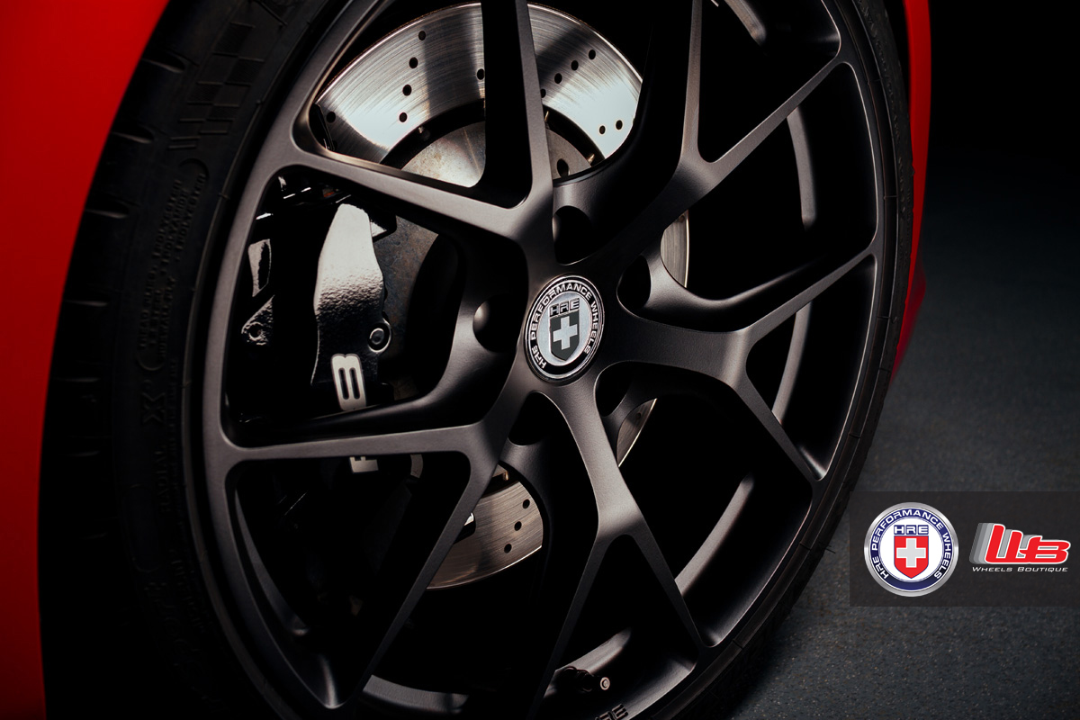 HRE P101 Satin Black | Audi R8