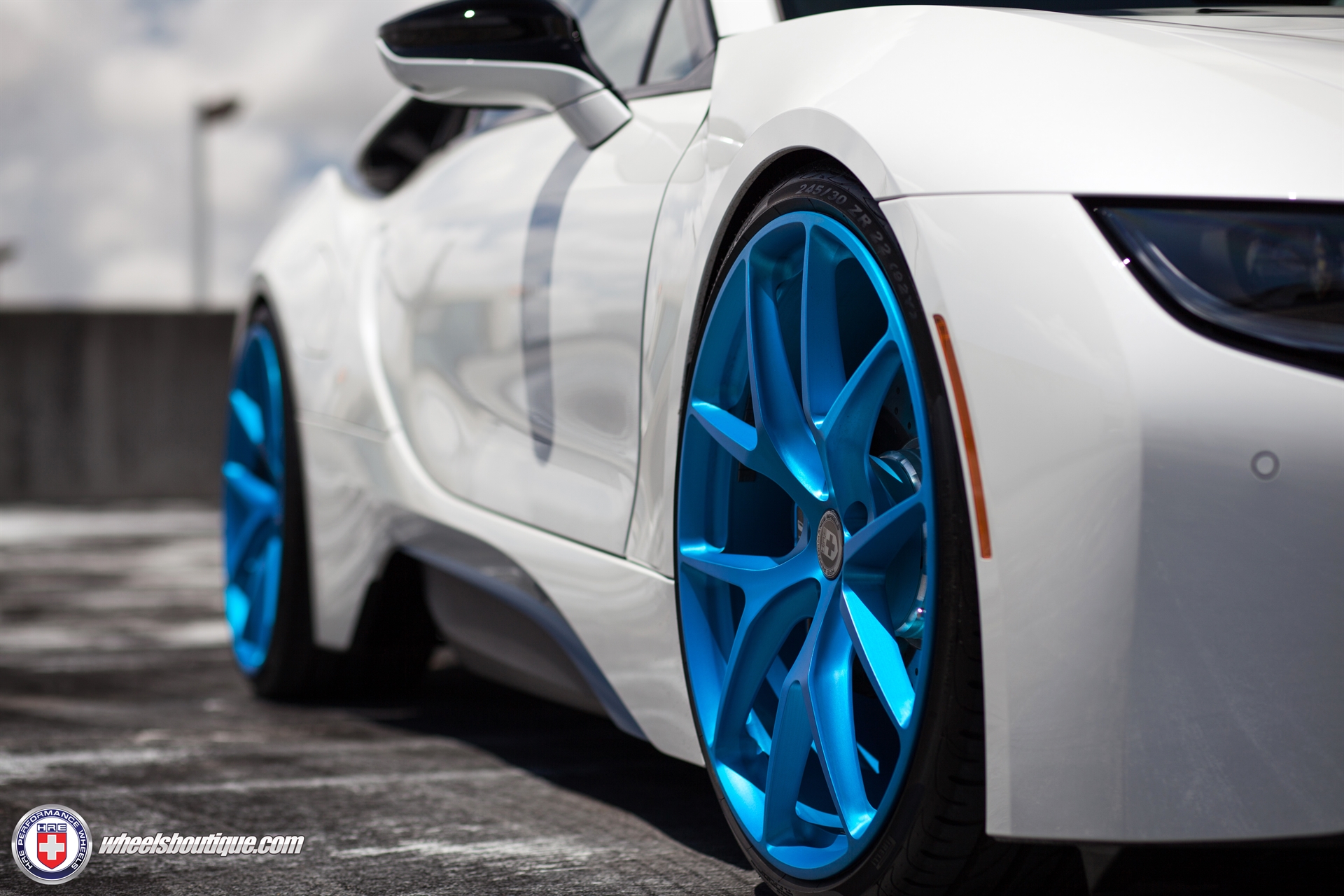 HRE P101 | BMW i8 – White –