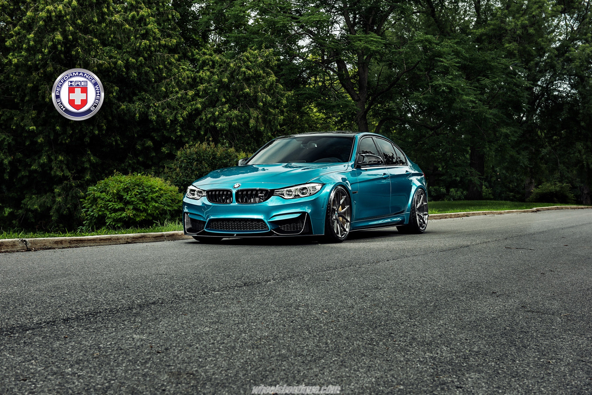 HRE P101 | BMW M3 F80 Atlantis Blue Metallic