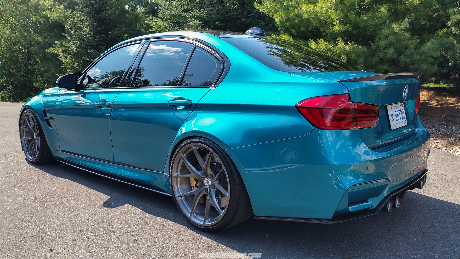 HRE P101 | BMW M3 F80 Atlantis Blue Metallic