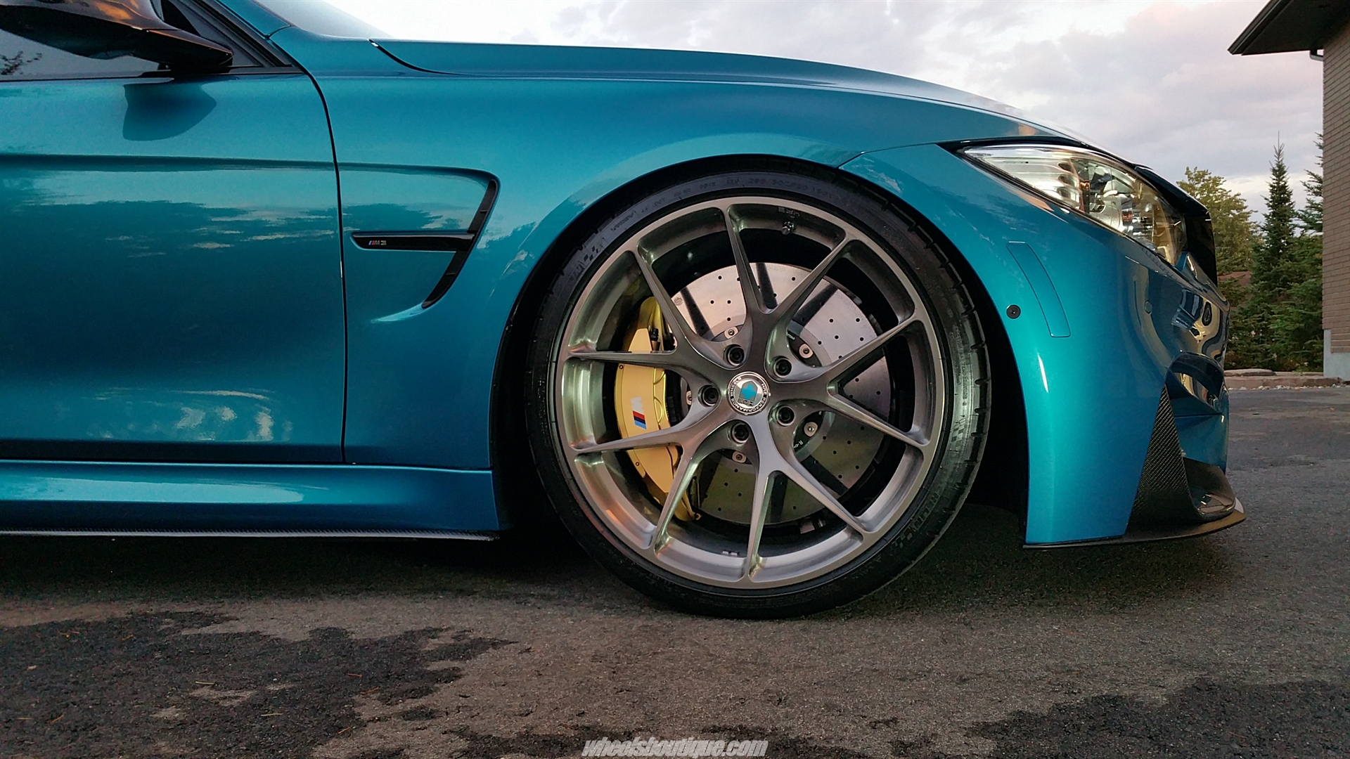 HRE P101 | BMW M3 F80 Atlantis Blue Metallic