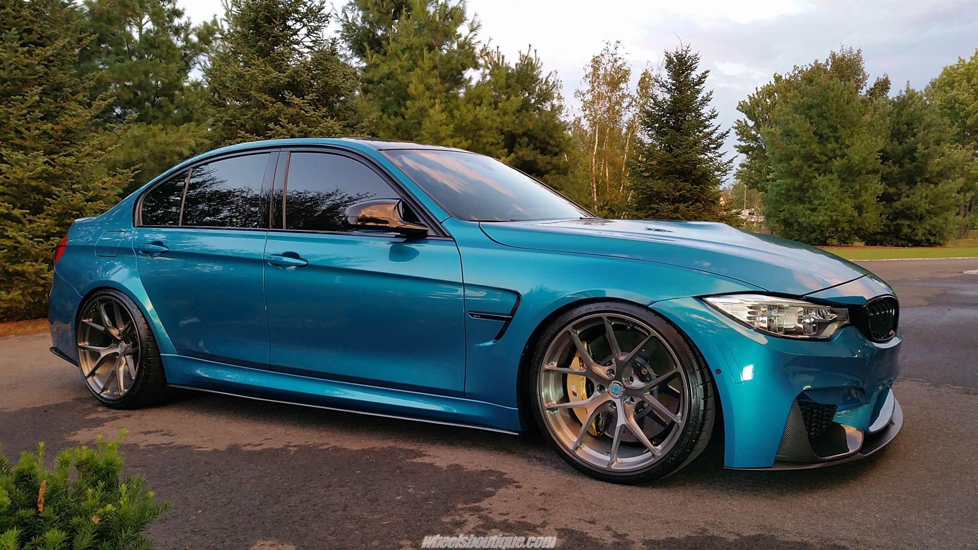 HRE P101 | BMW M3 F80 Atlantis Blue Metallic