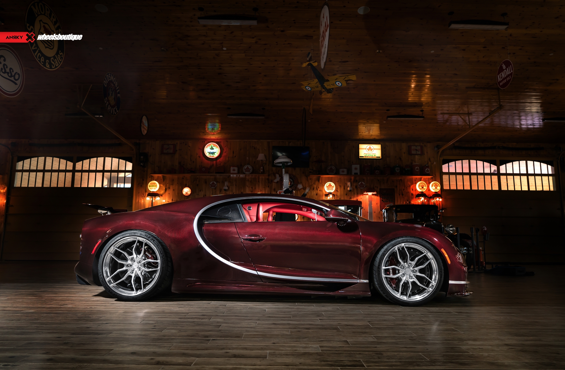 Bugatti Chiron | on ANRKY AN11 | Brushed Clear Center + Polished Clear Windows