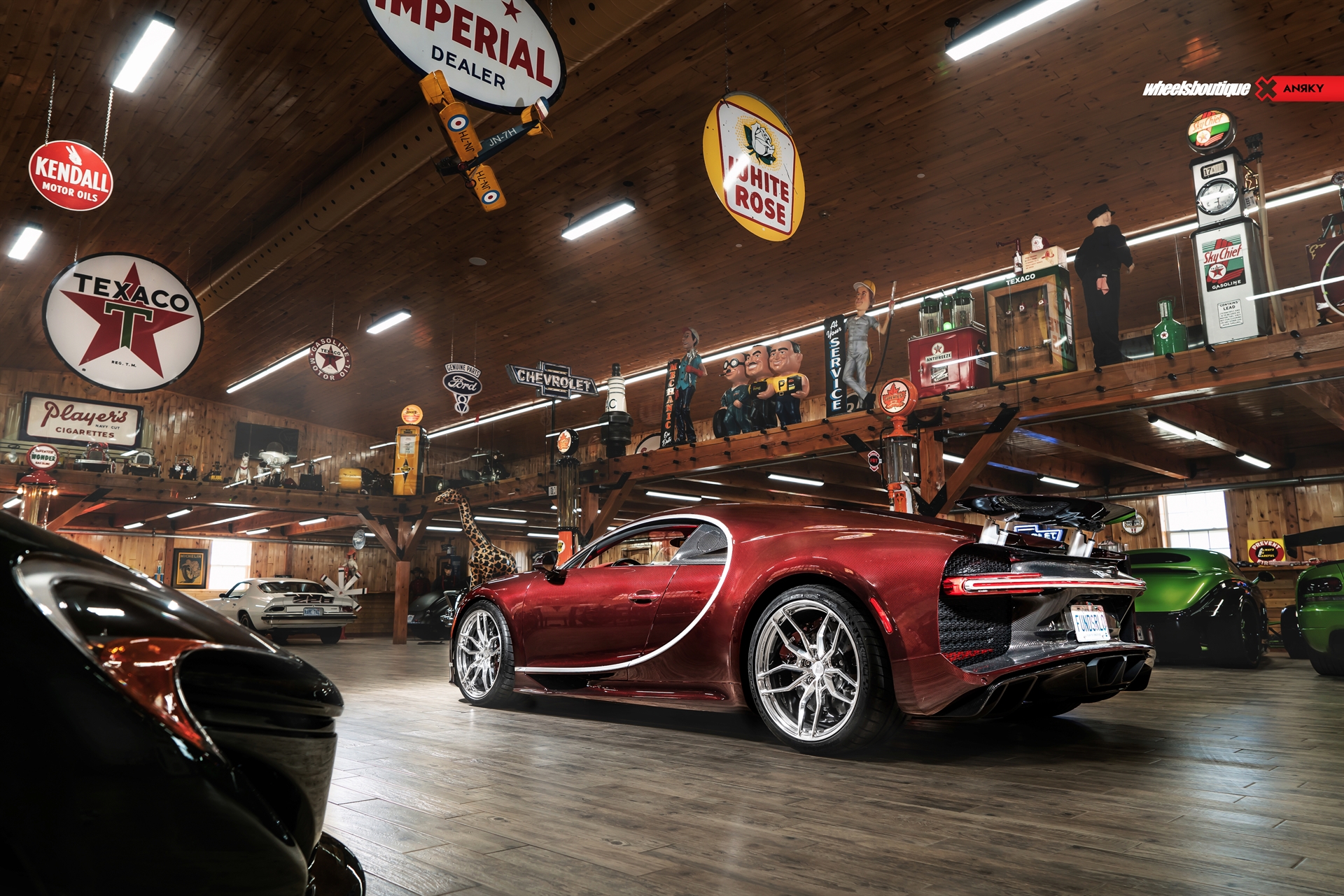 Bugatti Chiron | on ANRKY AN11 | Brushed Clear Center + Polished Clear Windows