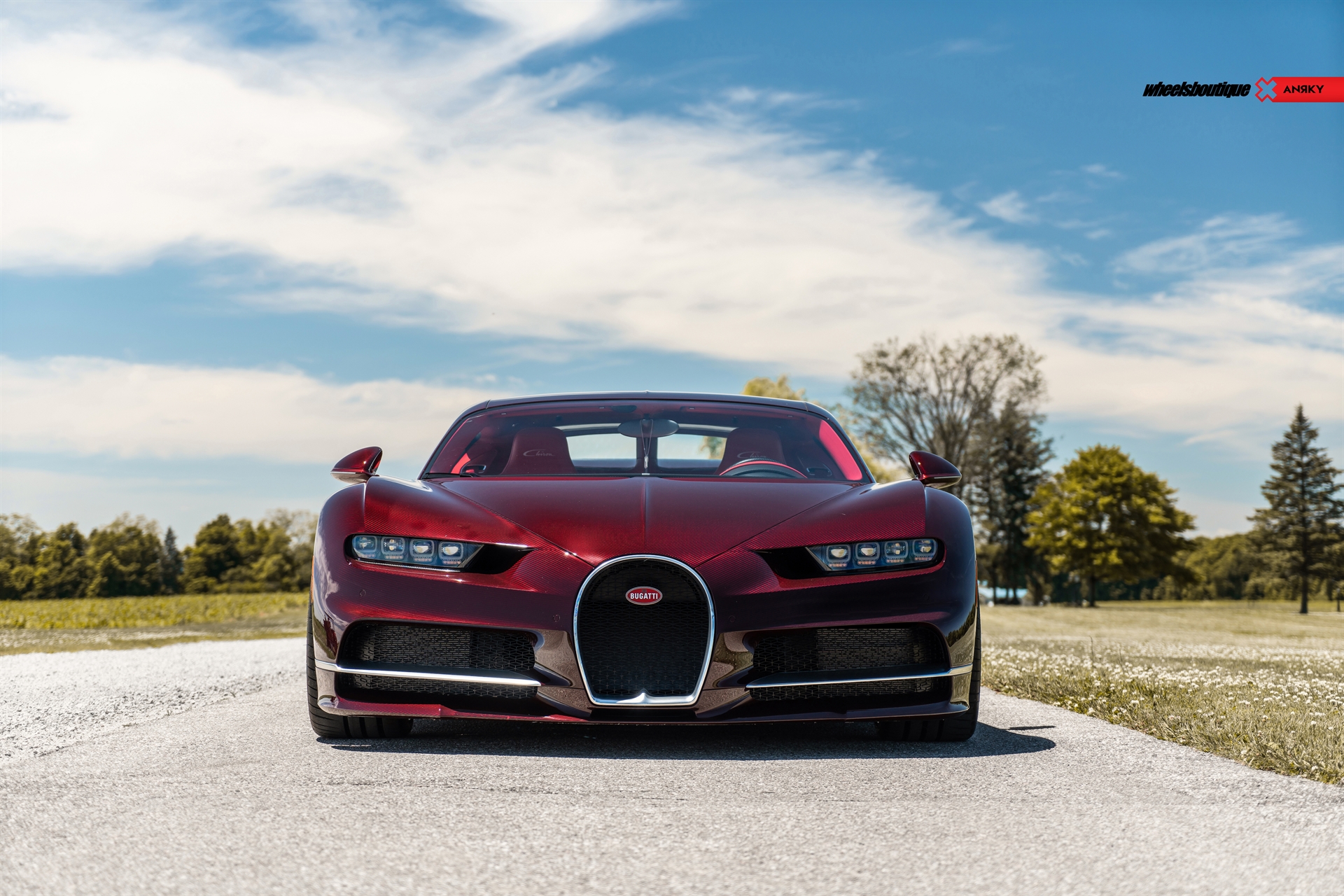 Bugatti Chiron | on ANRKY AN11 | Brushed Clear Center + Polished Clear Windows