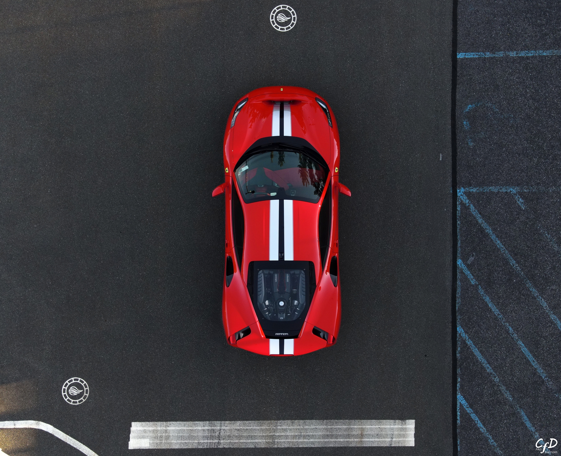 Ferrari 488 Pista | Rosso Corza | on HRE P101 | Brushed Clear