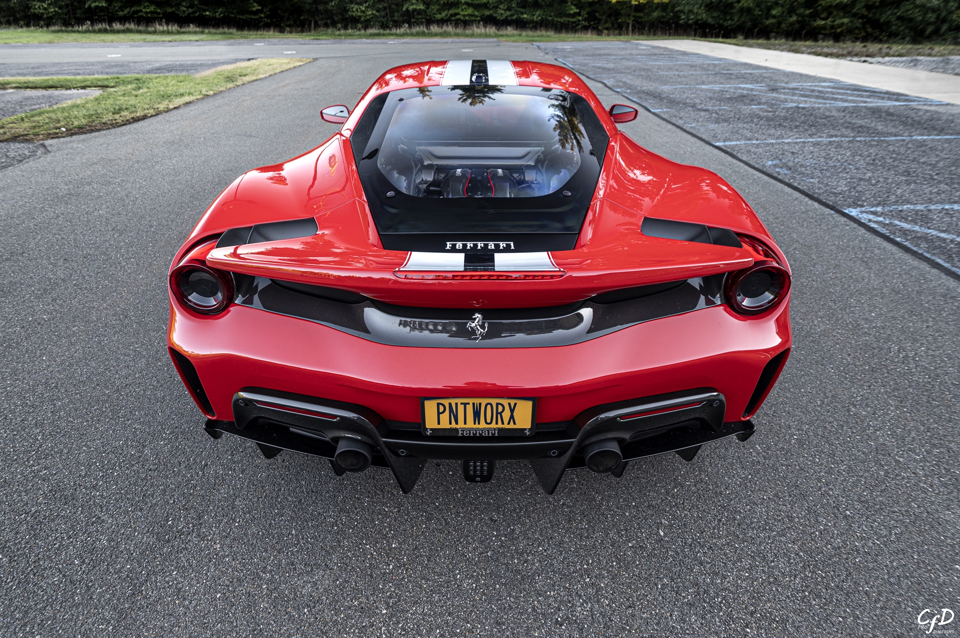 Ferrari 488 Pista | Rosso Corza | on HRE P101 | Brushed Clear
