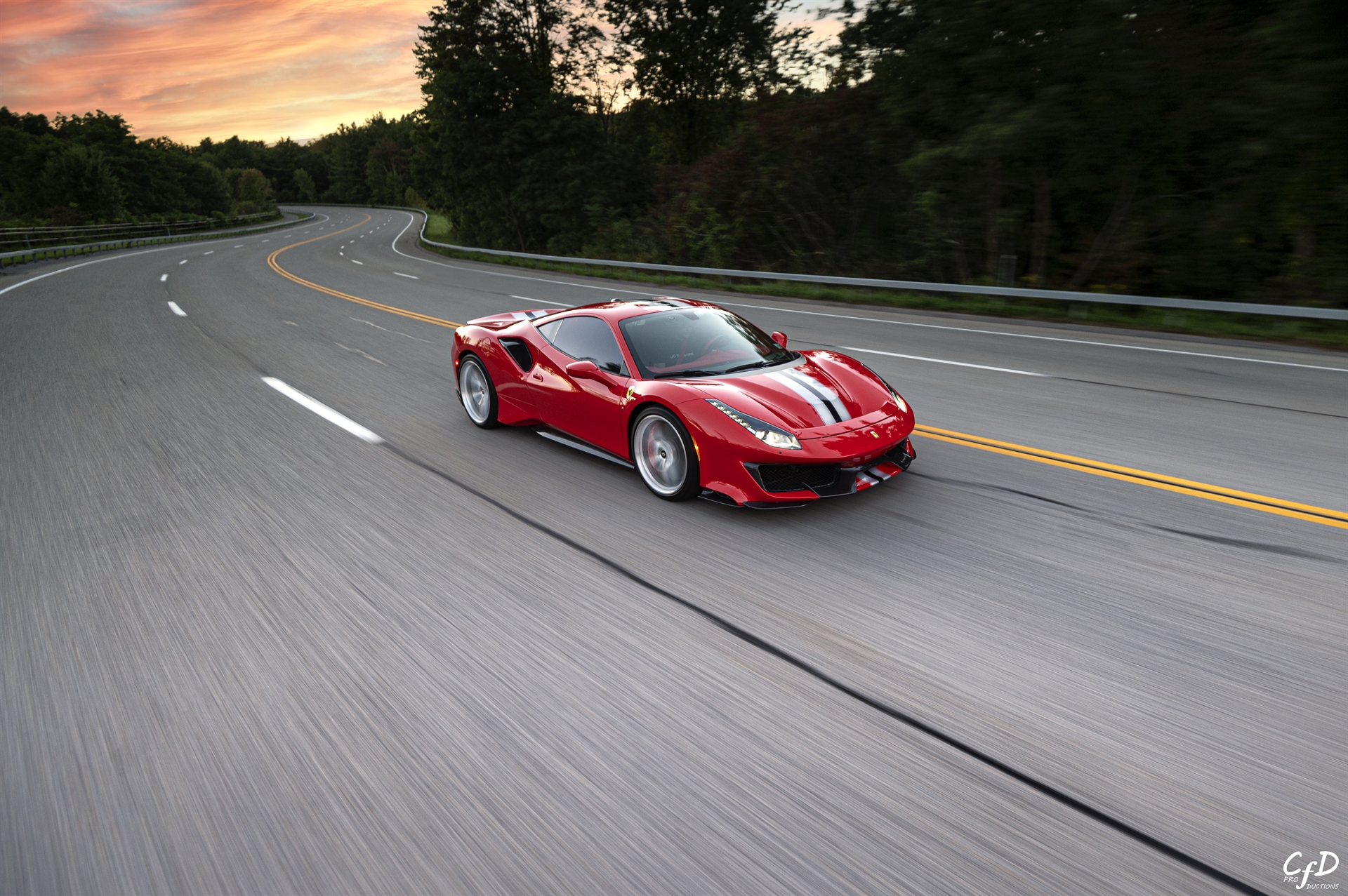 Ferrari 488 Pista | Rosso Corza | on HRE P101 | Brushed Clear