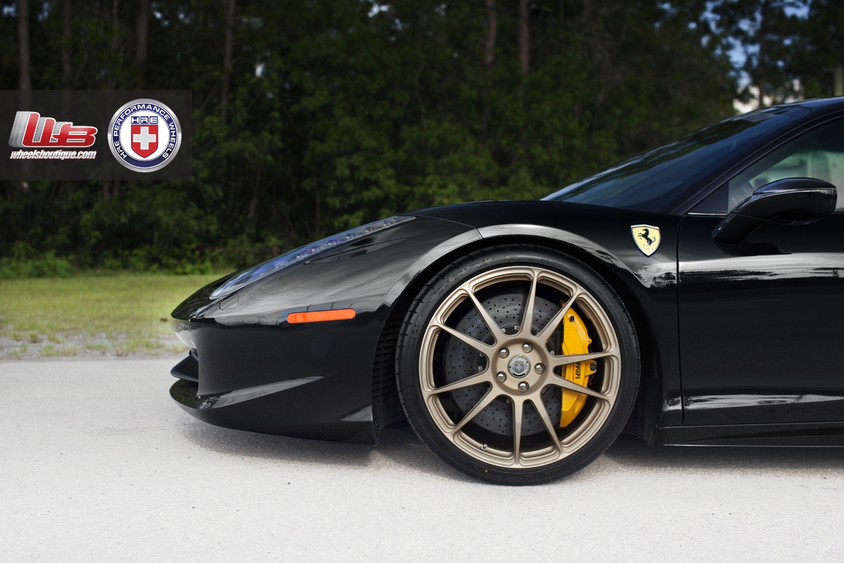 HRE P44SC Satin Titanium Rims | Ferrari 458 Italia