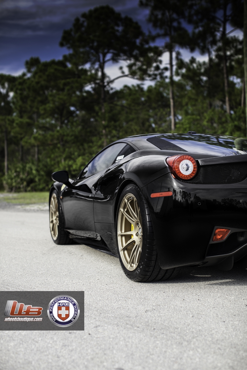 HRE P44SC Satin Titanium Rims | Ferrari 458 Italia