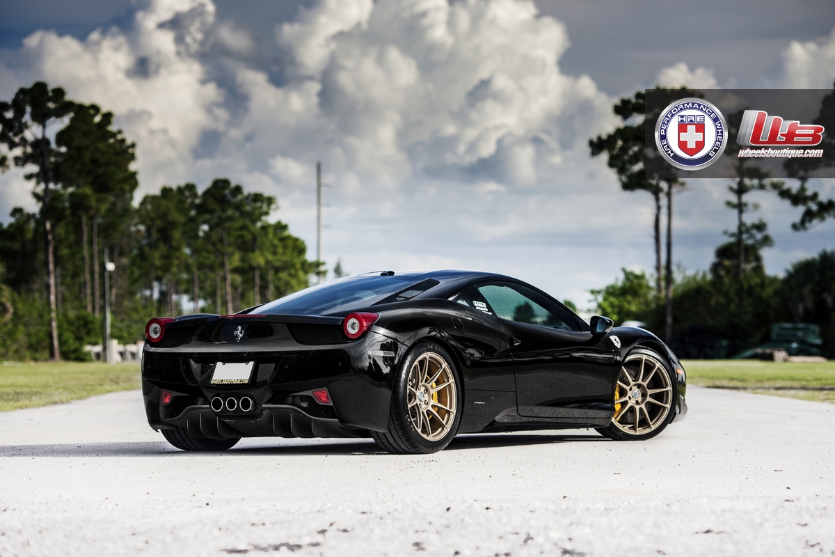 HRE P44SC Satin Titanium Rims | Ferrari 458 Italia