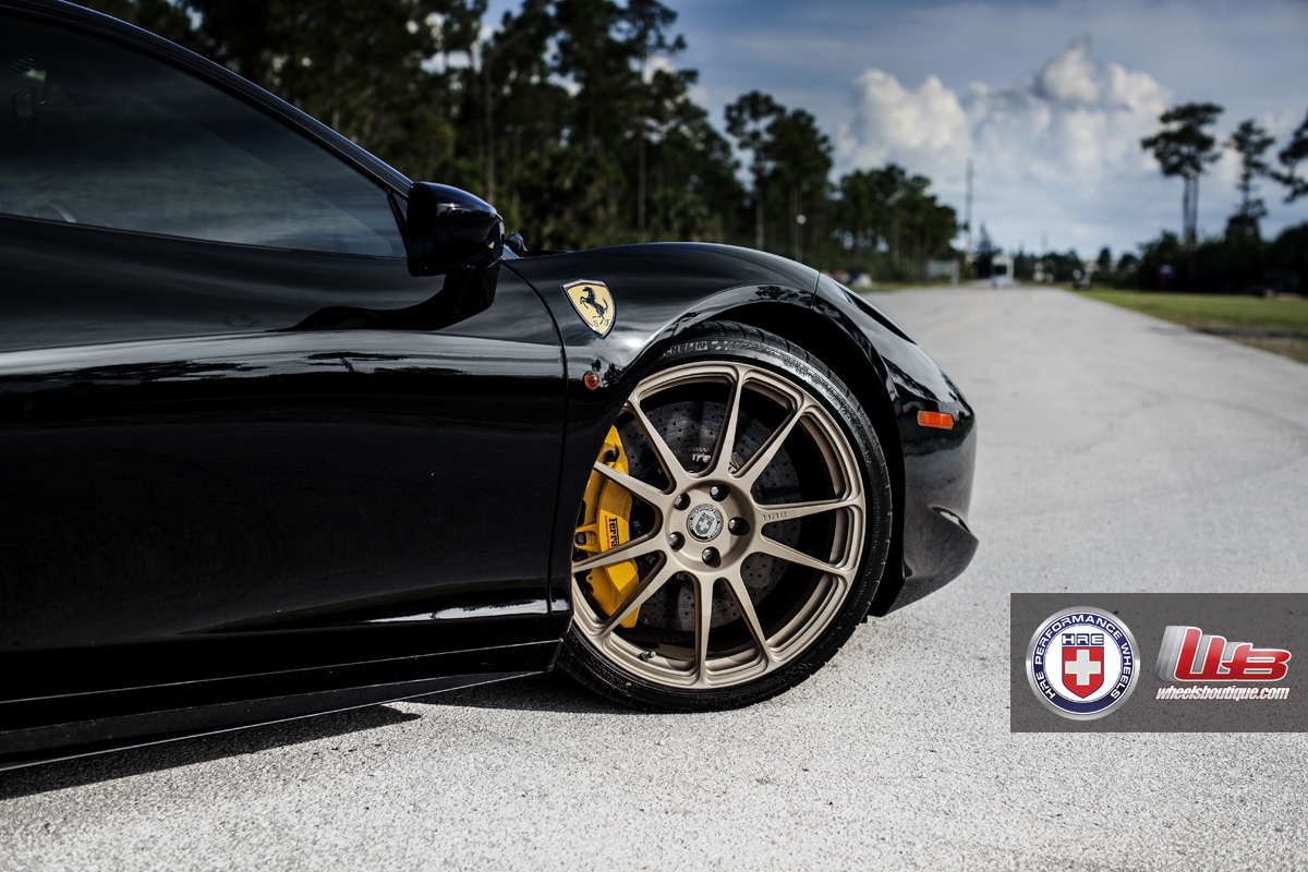 HRE P44SC Satin Titanium Rims | Ferrari 458 Italia