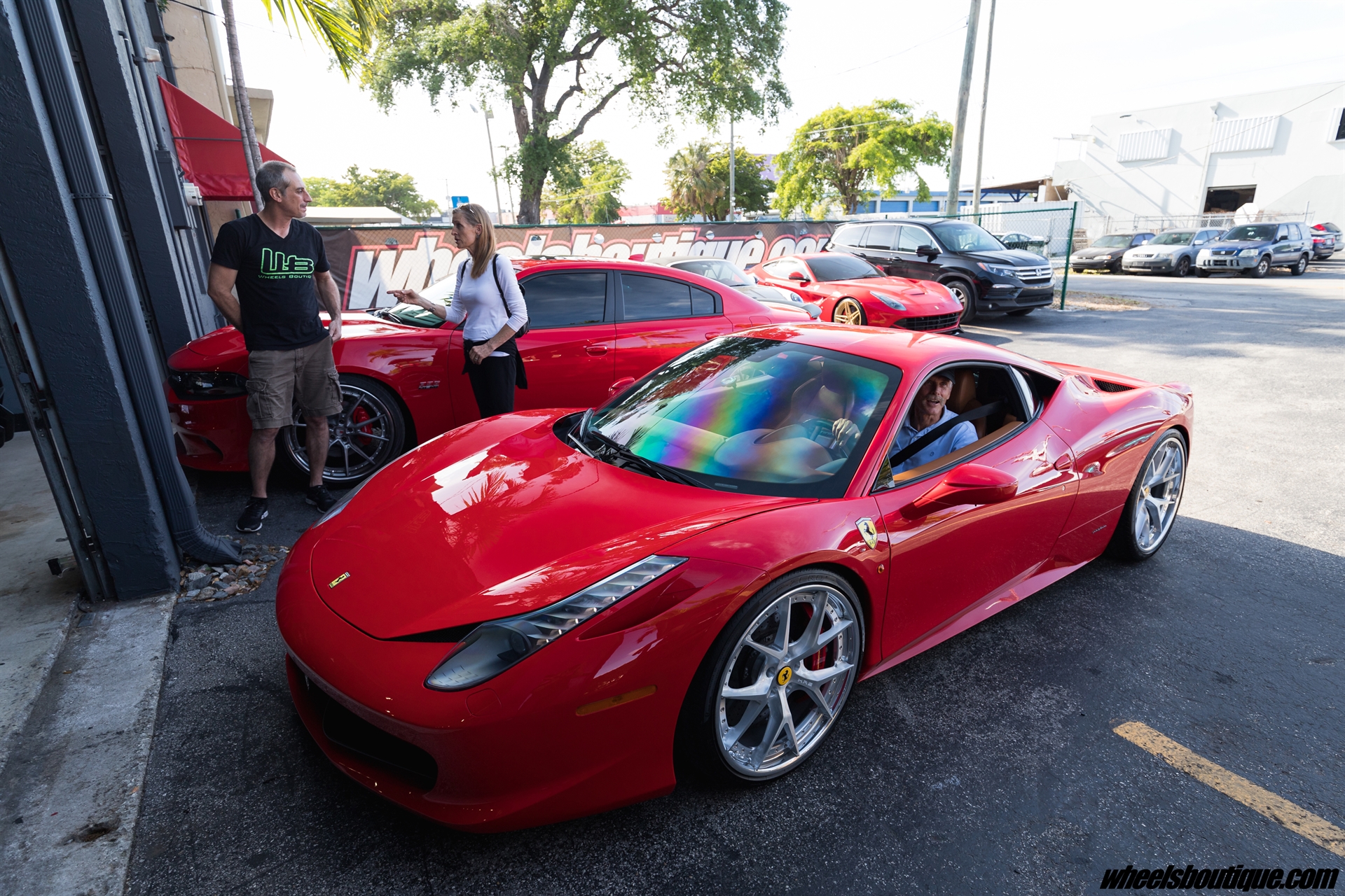 HRE S101 | Red Ferrari 458