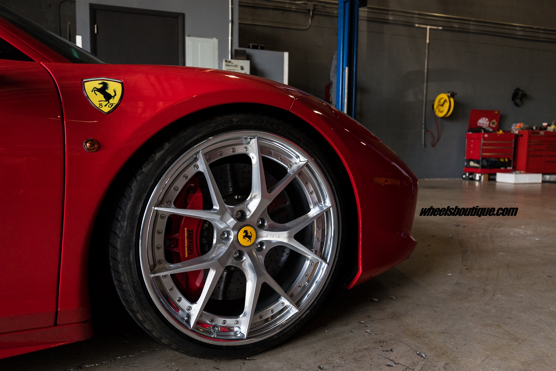 HRE S101 | Red Ferrari 458