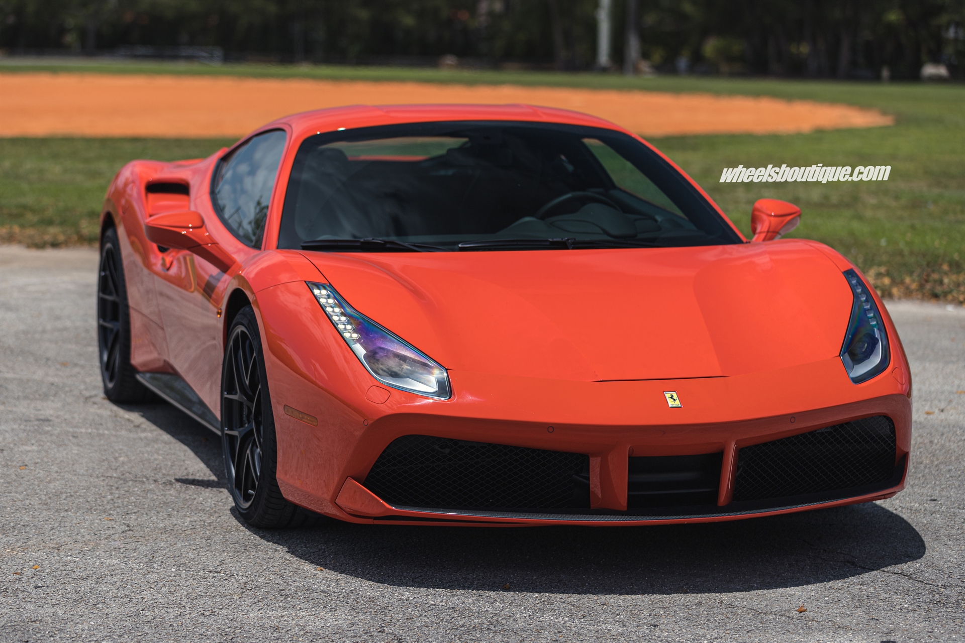 Ferrari 488 | Rosso Corza | HRE R101 Lightweight | Satin Black