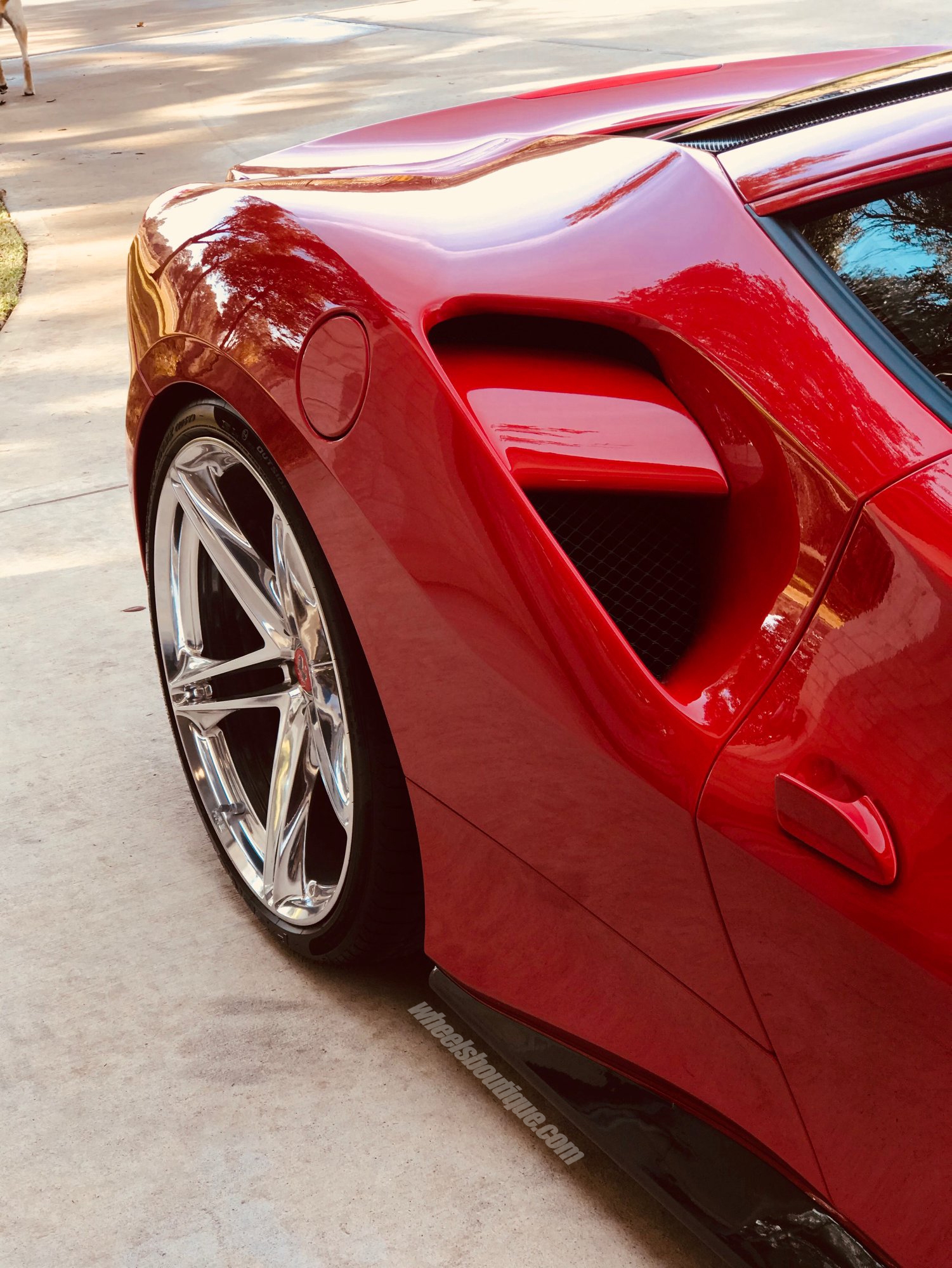 Ferrari 488 GTB | Rosso Corza | on HRE P207 | Polished Clear