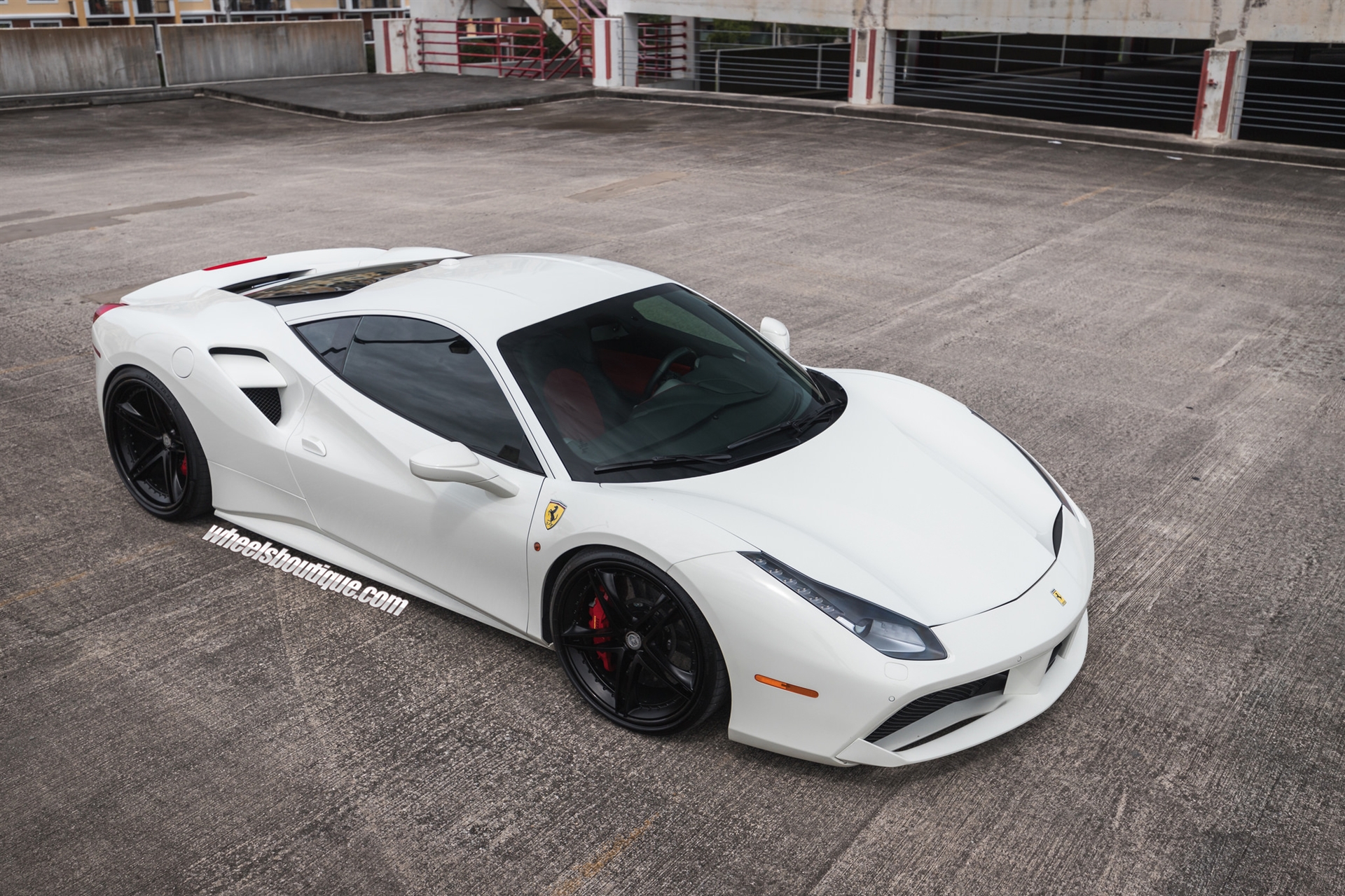 Ferrari 488 | Bianco Avus | on HRE S207 | Satin Black
