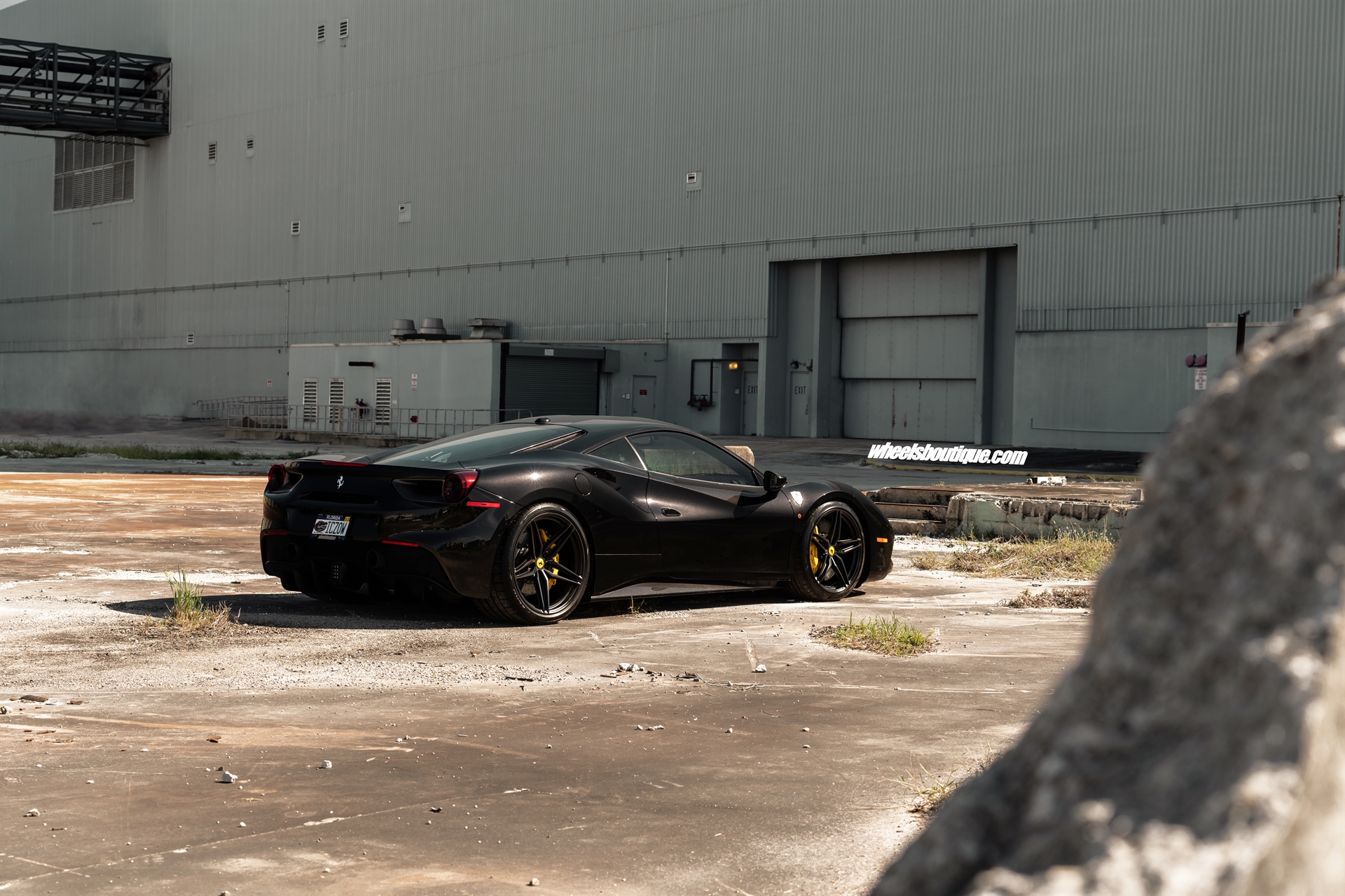 Ferrari 488 | Nero | on ANRKY P107SC | Satin Black