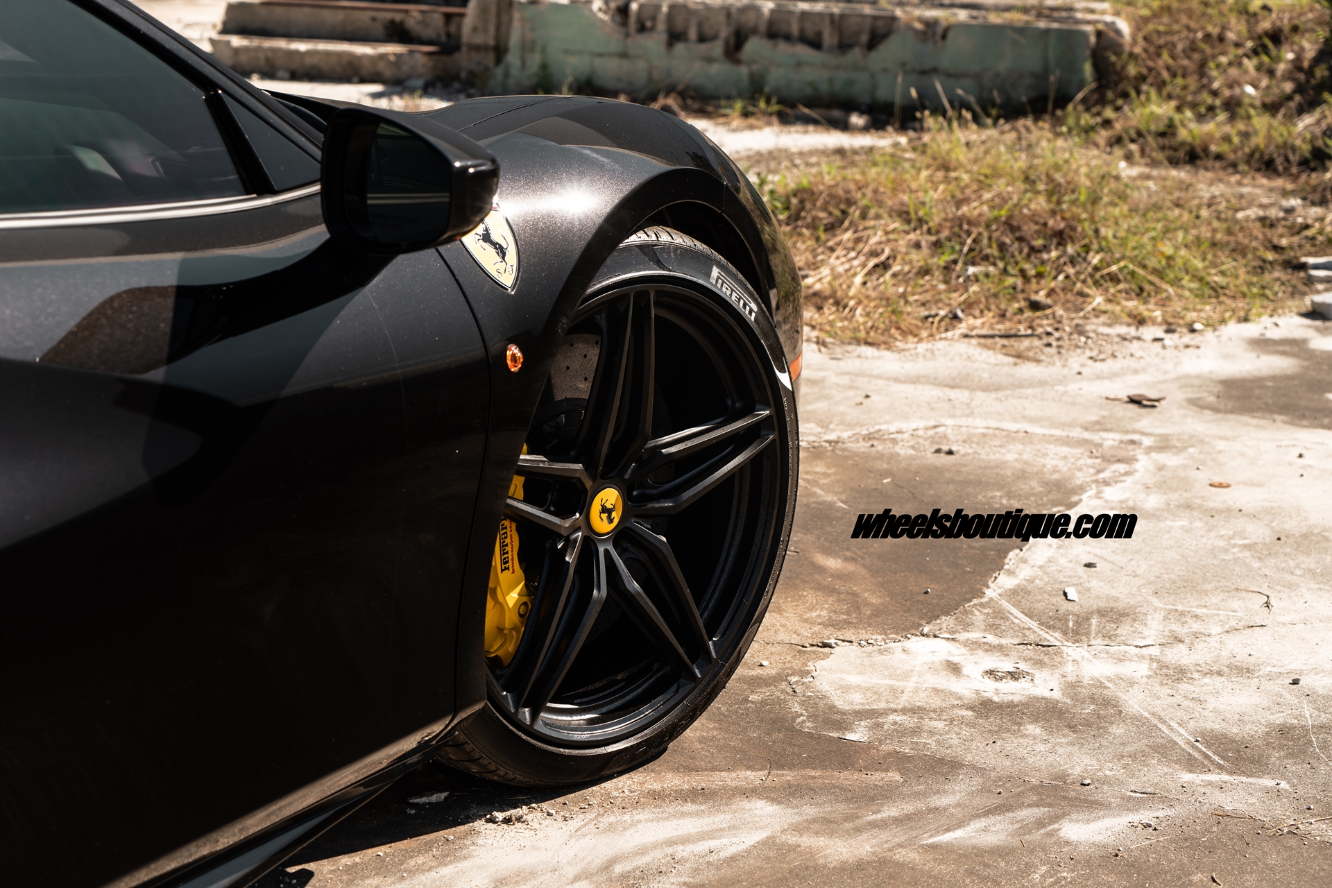 Ferrari 488 | Nero | on ANRKY P107SC | Satin Black