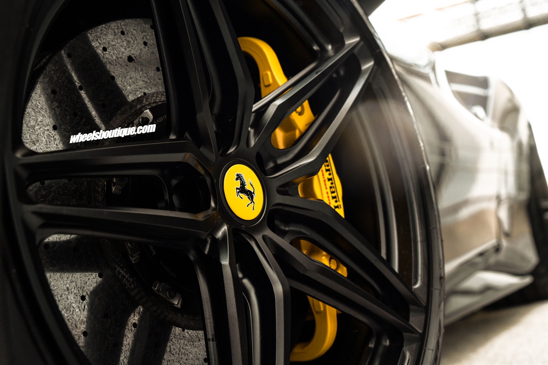 Ferrari 488 | Nero | on ANRKY P107SC | Satin Black