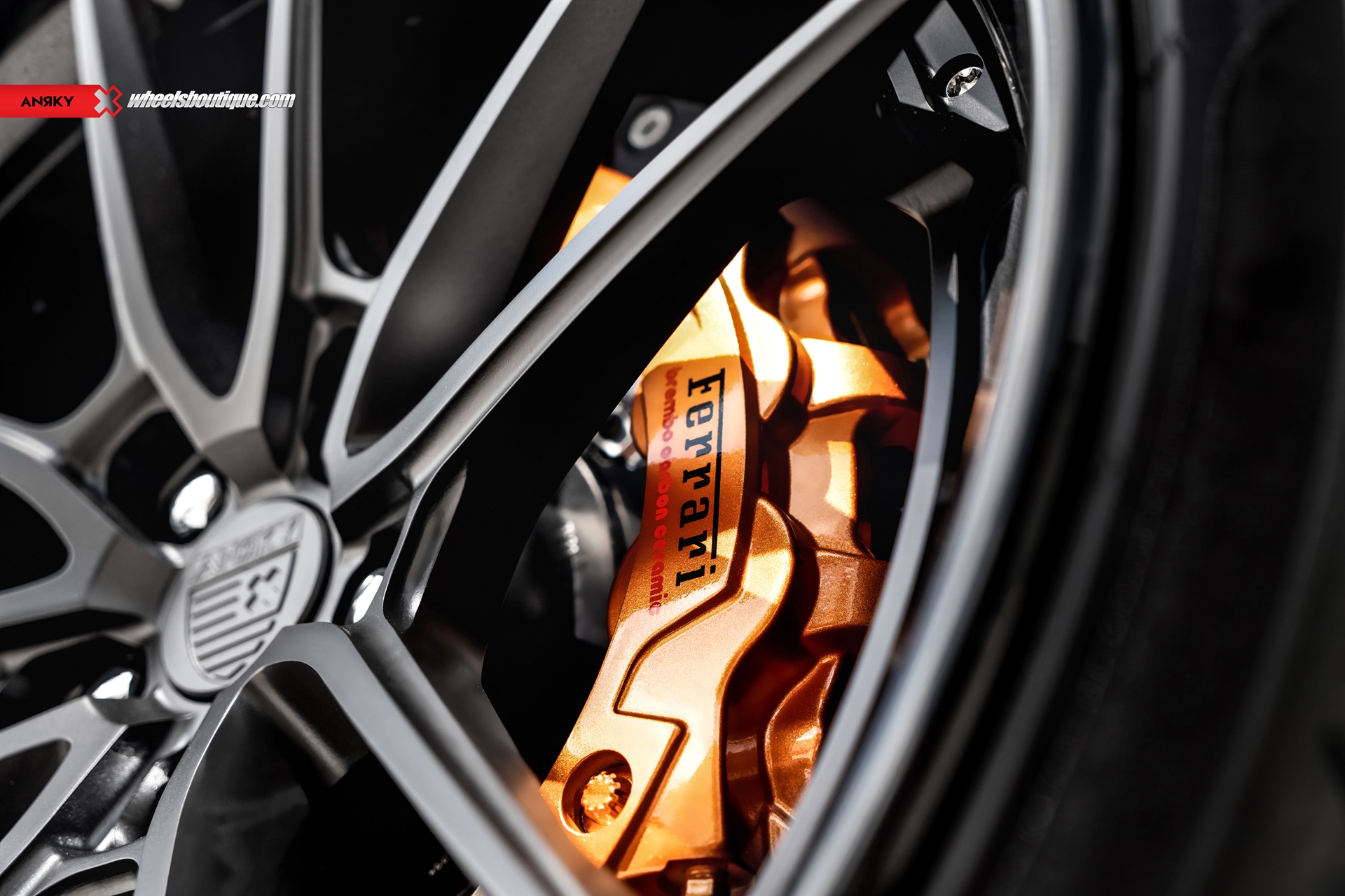 Ferrari 488 Spider | Bianco Avus | on ANRKY AN34 | Satin Black