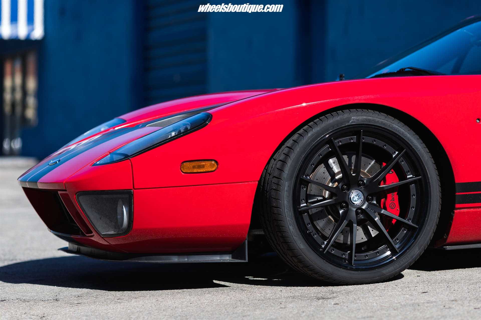 HRE S104 | Red Ford GT