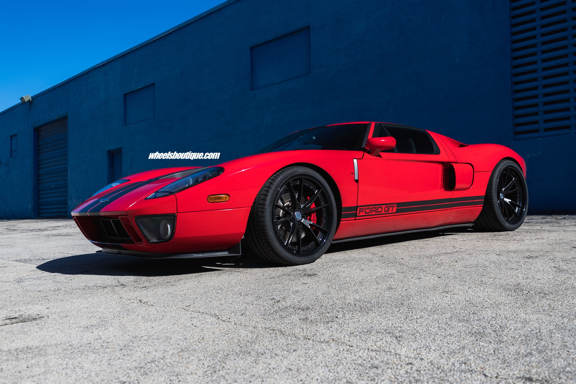 HRE S104 | Red Ford GT