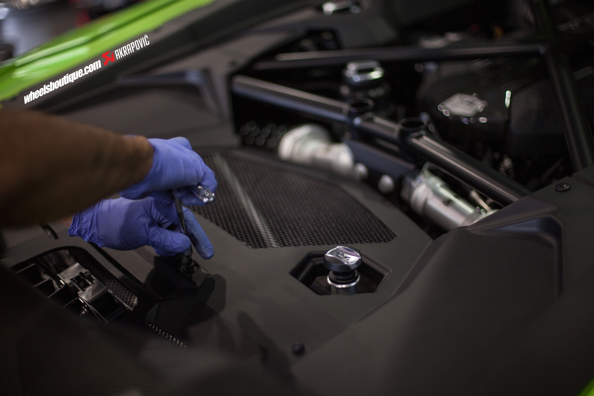 Lamborghini Aventador Akrapovic Exhaust Install