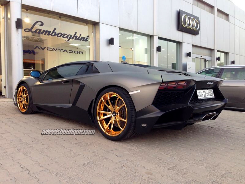24k Gold Forgiato F2.01 | Lamborghini Aventador