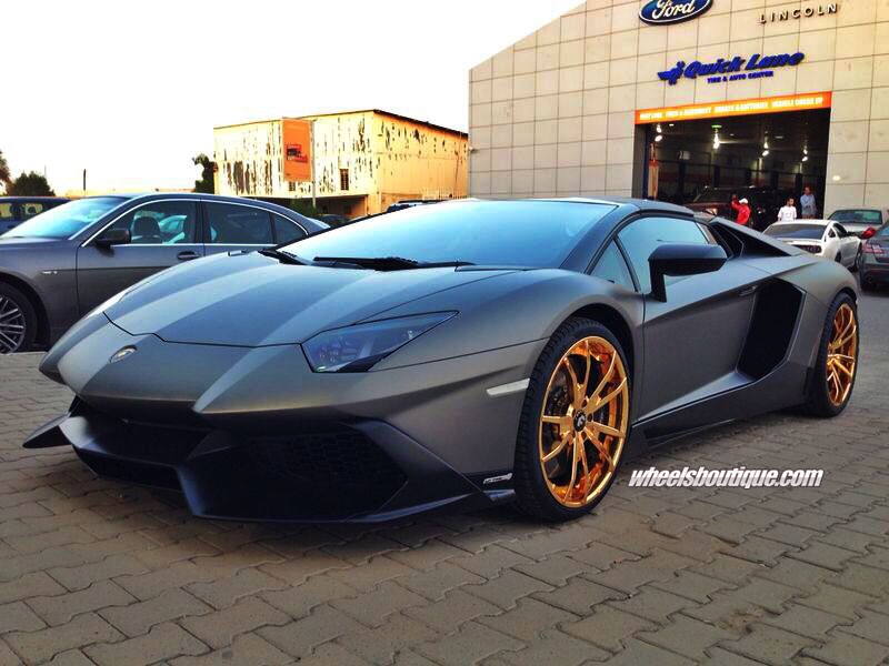 24k Gold Forgiato F2.01 | Lamborghini Aventador