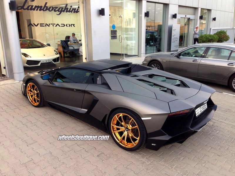 24k Gold Forgiato F2.01 | Lamborghini Aventador