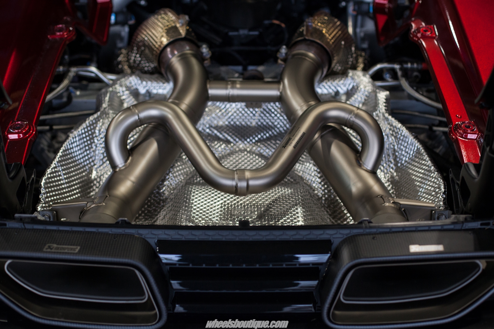 McLaren 650S Akrapovic Exhaust Install