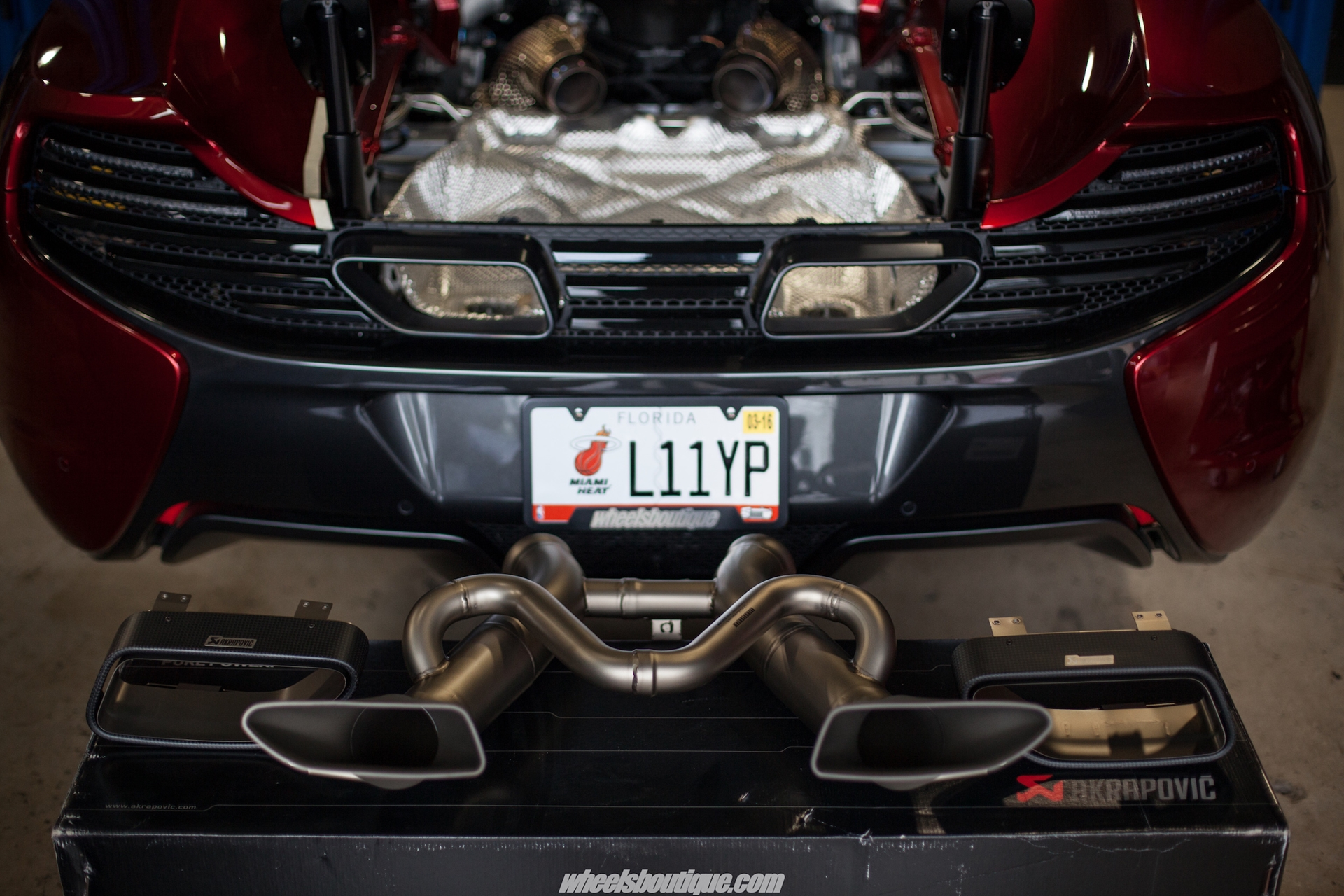 McLaren 650S Akrapovic Exhaust Install