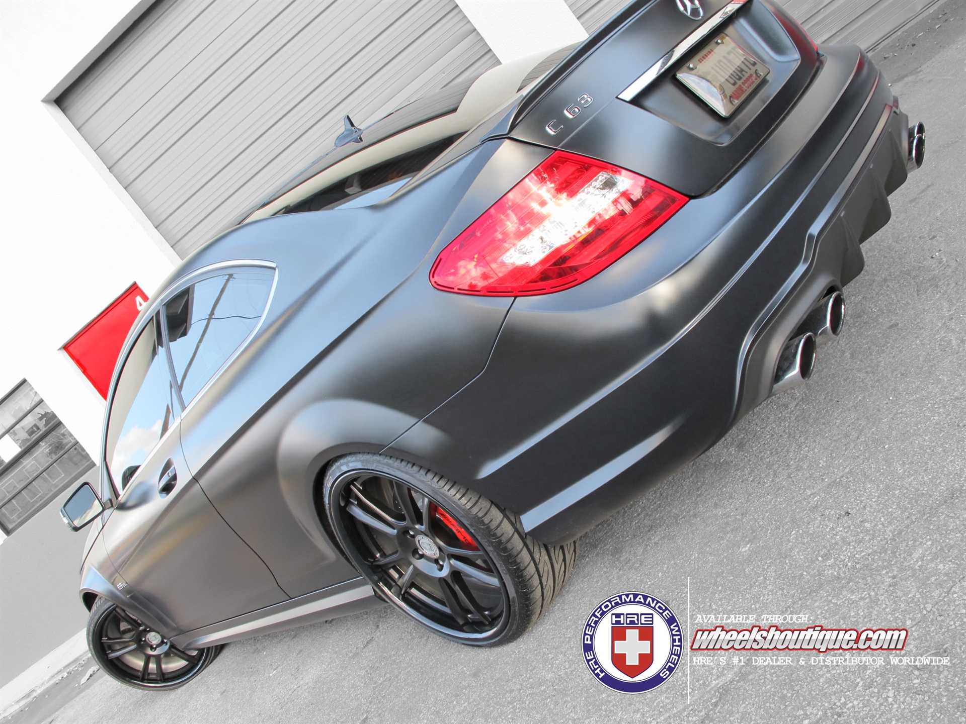 HRE 794RS | Mercedes C63 AMG Matte Black