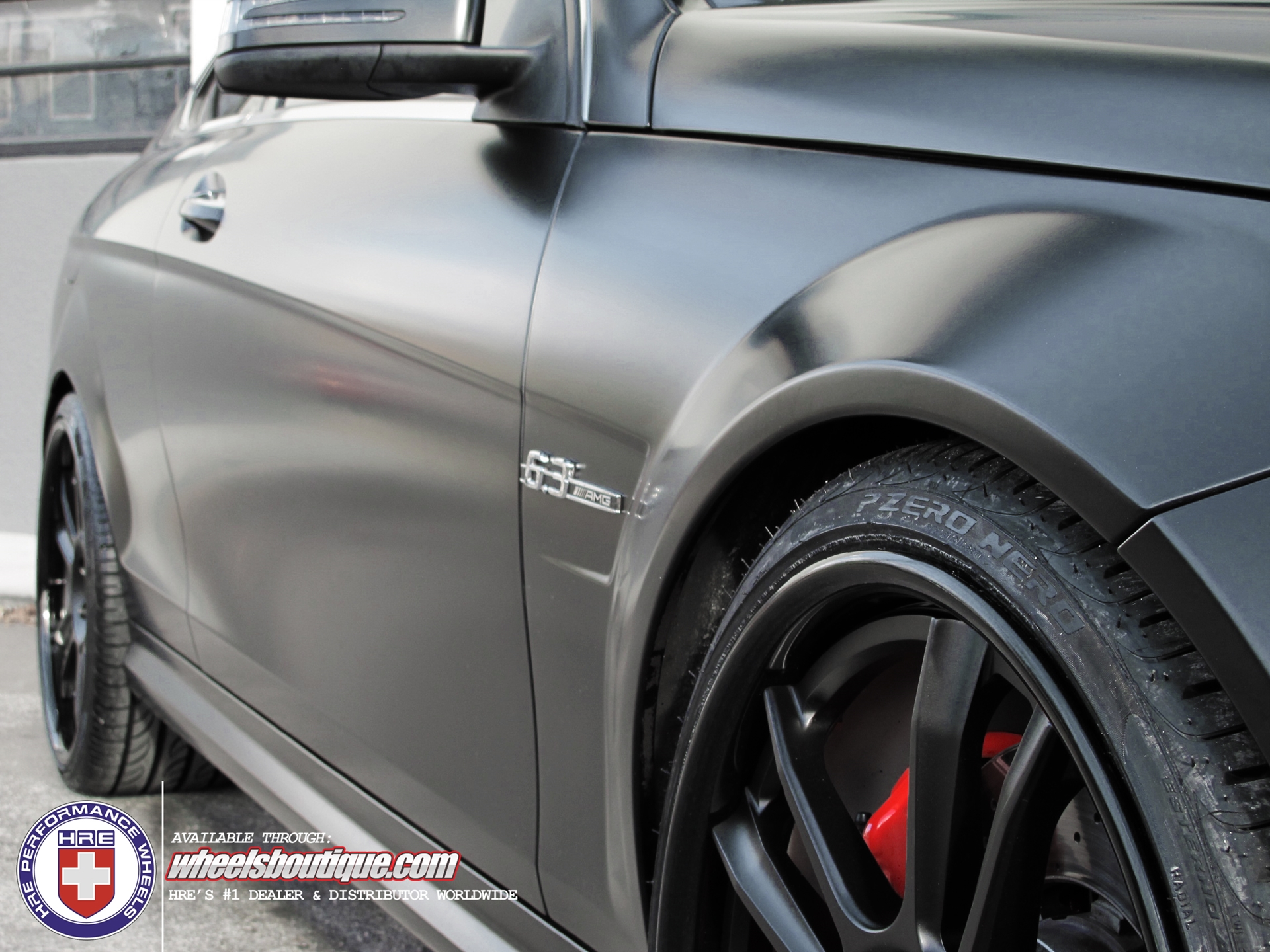 HRE 794RS | Mercedes C63 AMG Matte Black