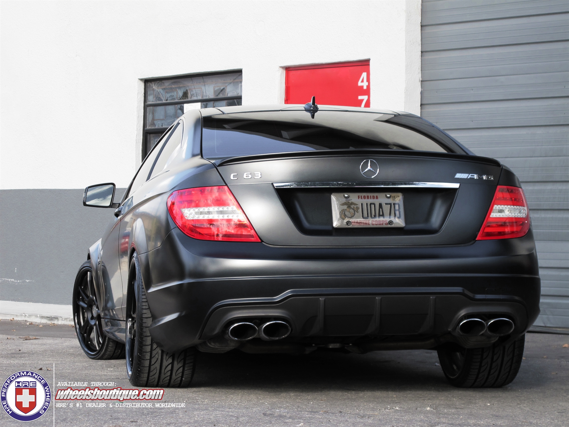 HRE 794RS | Mercedes C63 AMG Matte Black