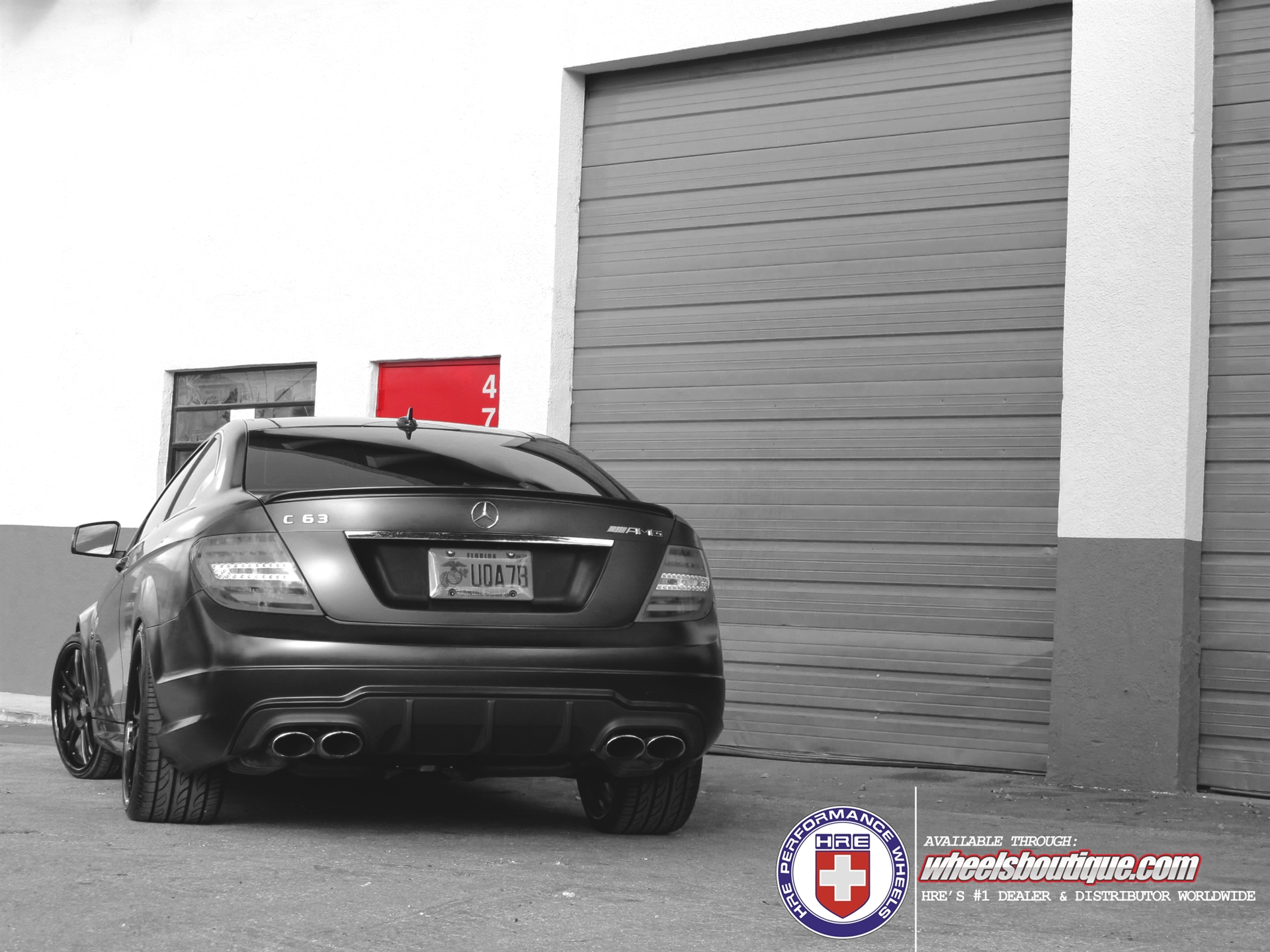 HRE 794RS | Mercedes C63 AMG Matte Black