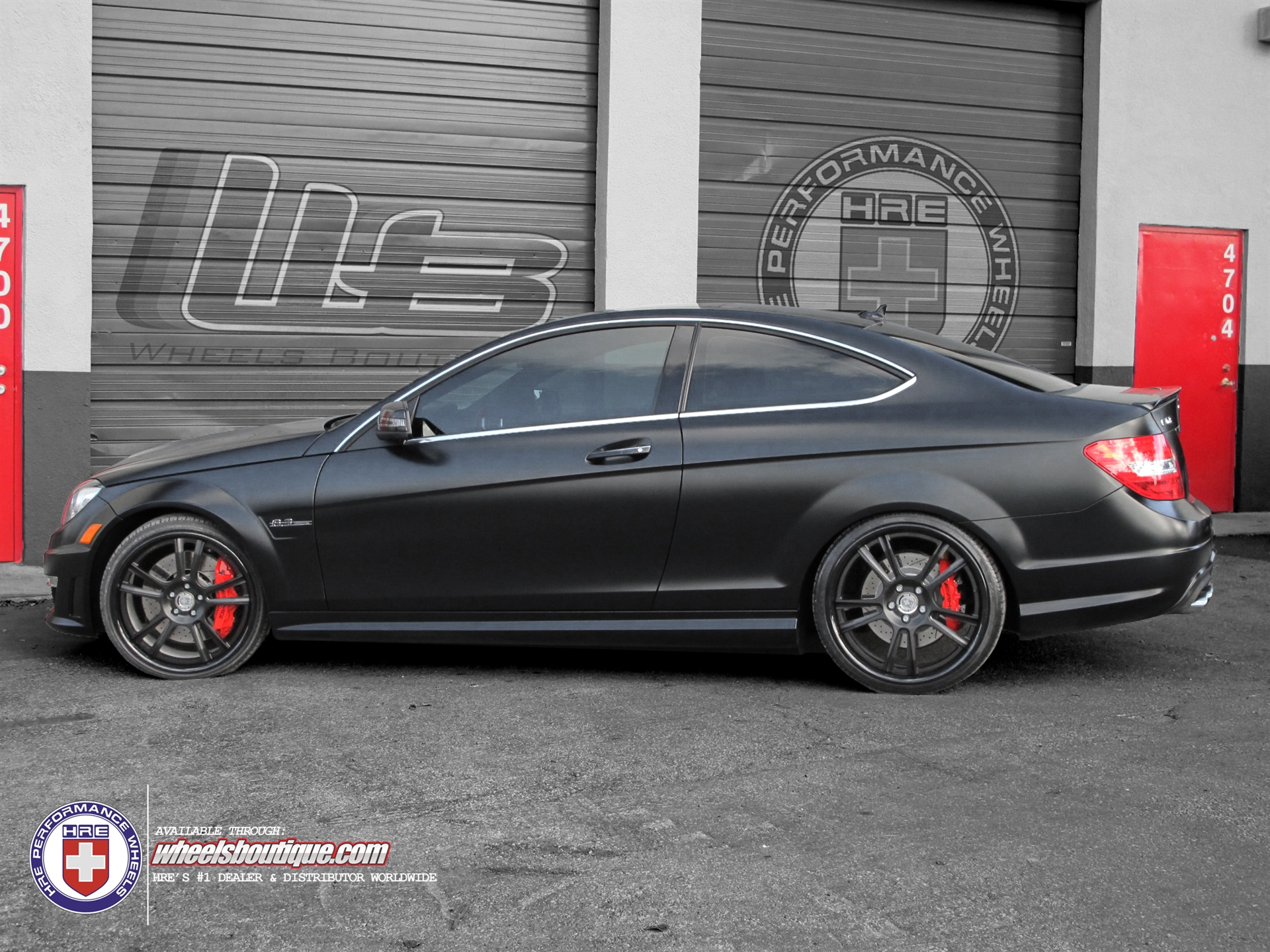 HRE 794RS | Mercedes C63 AMG Matte Black