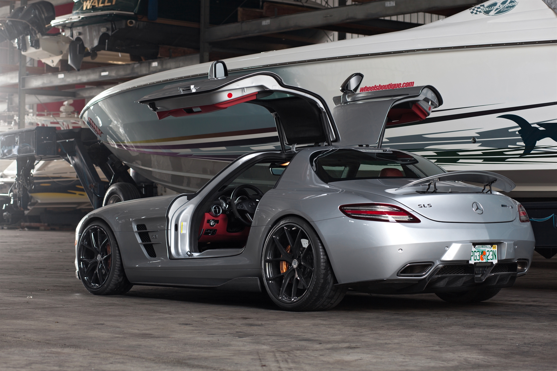 Mercedes Benz SLS AMG on HRE P101