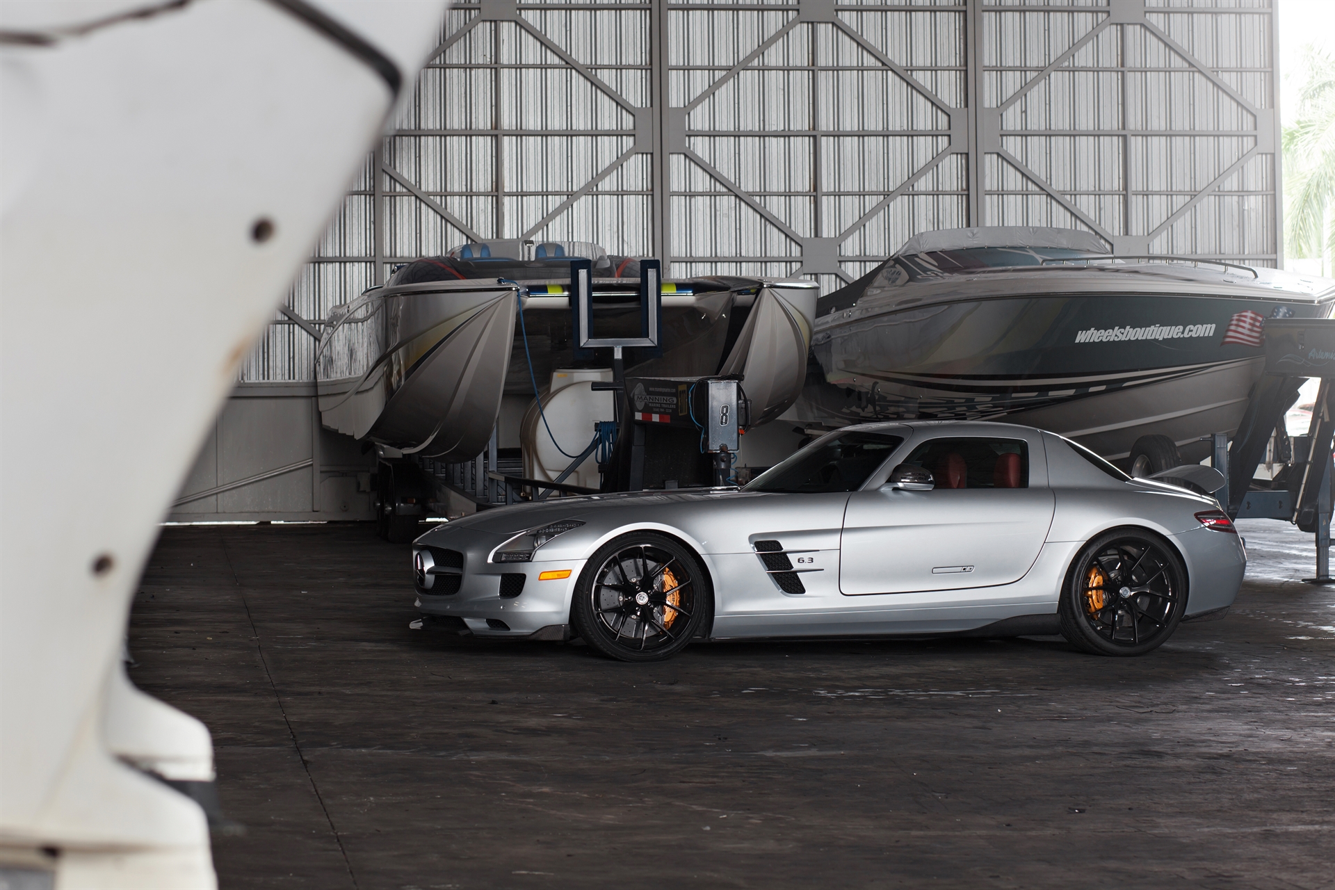 Mercedes Benz SLS AMG on HRE P101