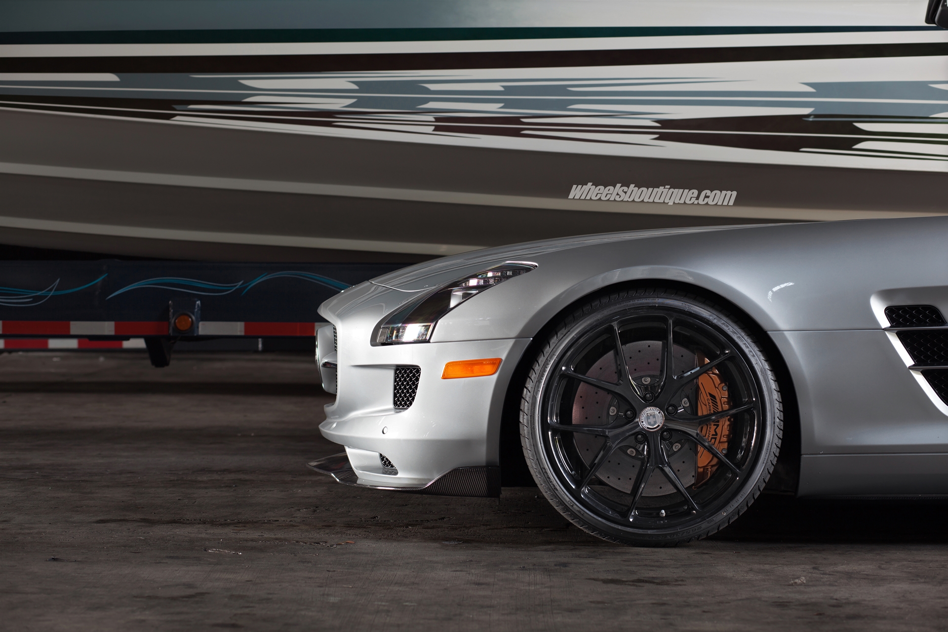 Mercedes Benz SLS AMG on HRE P101
